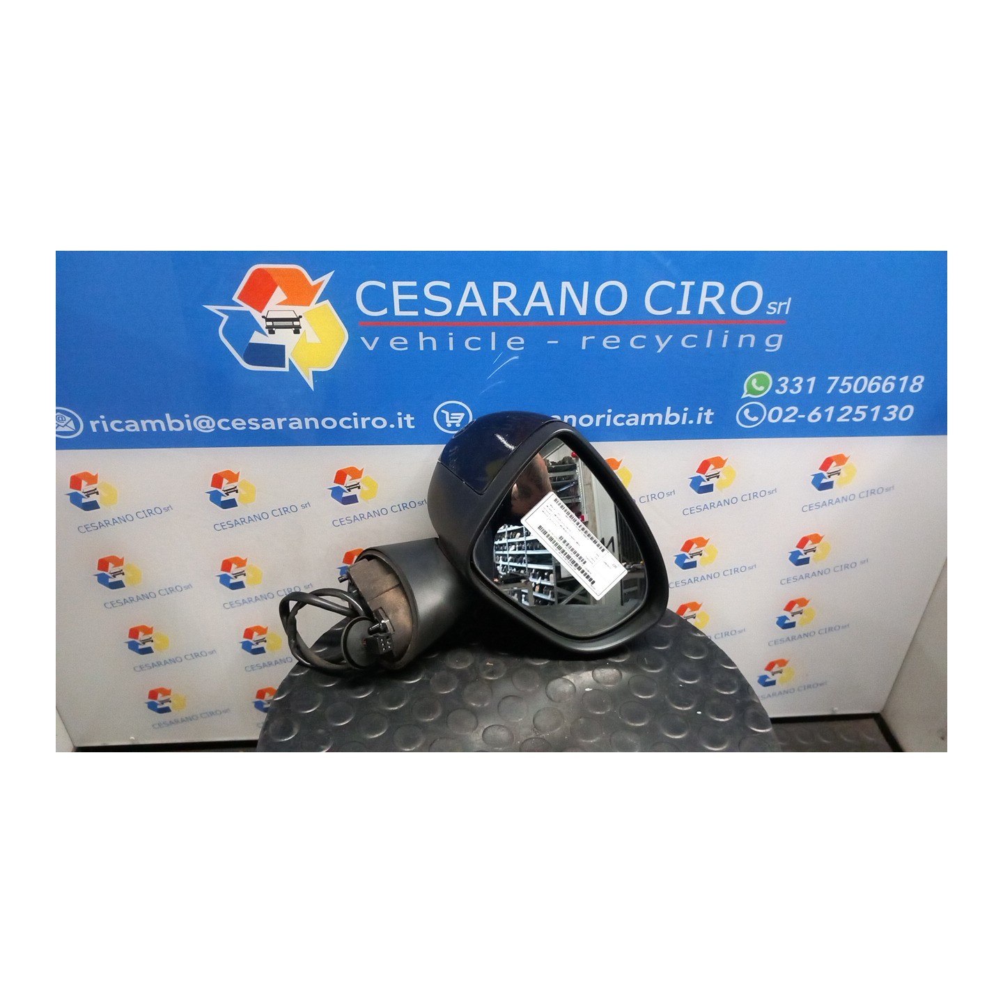 RETROVISORE EST. REGOLAZ. ELETTR. DX. 019 OPEL MERIVA (S10) (04/10-) A17DTS 13329819
