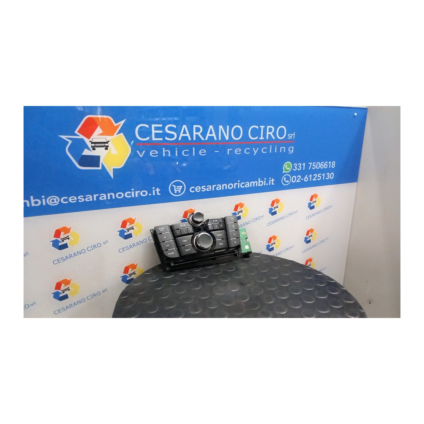 BLOCCO COMANDI AUTORADIO 021 OPEL MERIVA (S10) (04/10-) A17DTS 13268686