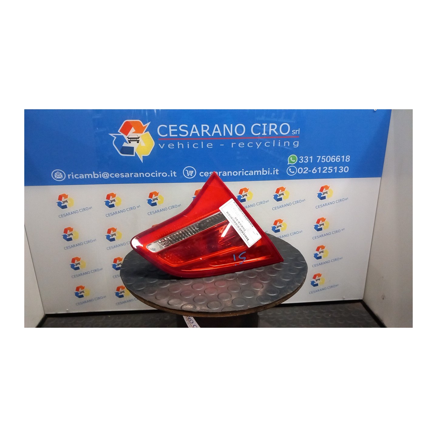 FANALE POST. PARTE INT. DX. 025 OPEL MERIVA (S10) (04/10-) A17DTS 13435486