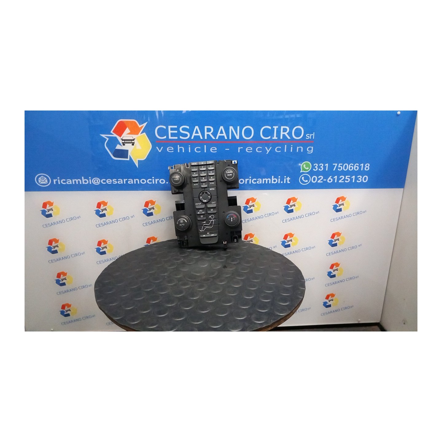 BLOCCO COMANDO CLIMATIZZAZIONE T.40123-48973 046 VOLVO V50 (02/04-12/12) D4164T 30782568