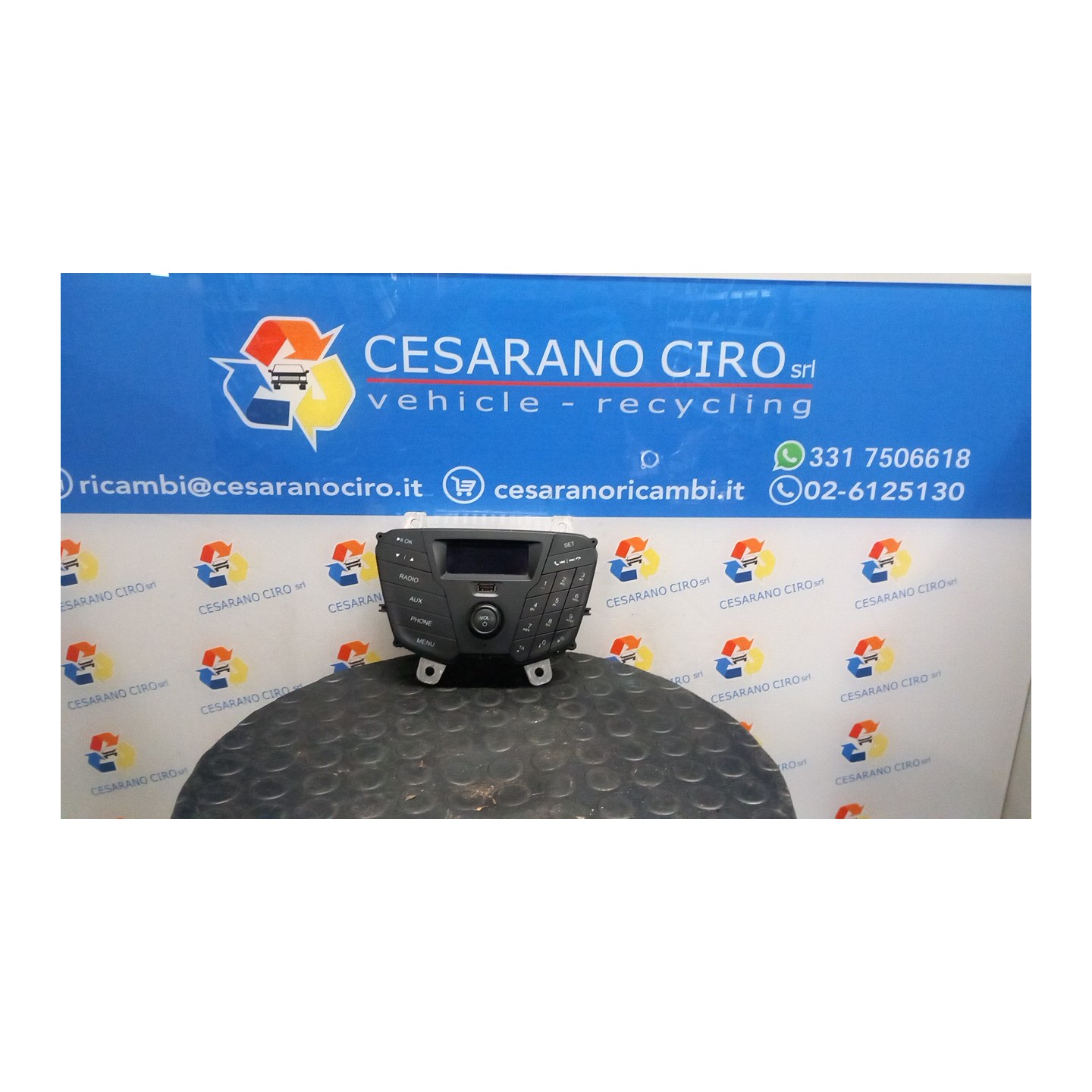 BLOCCO COMANDI AUTORADIO 061 FORD TRANSIT CONNECT (CHC) (09/13-1 TZGA 1792117