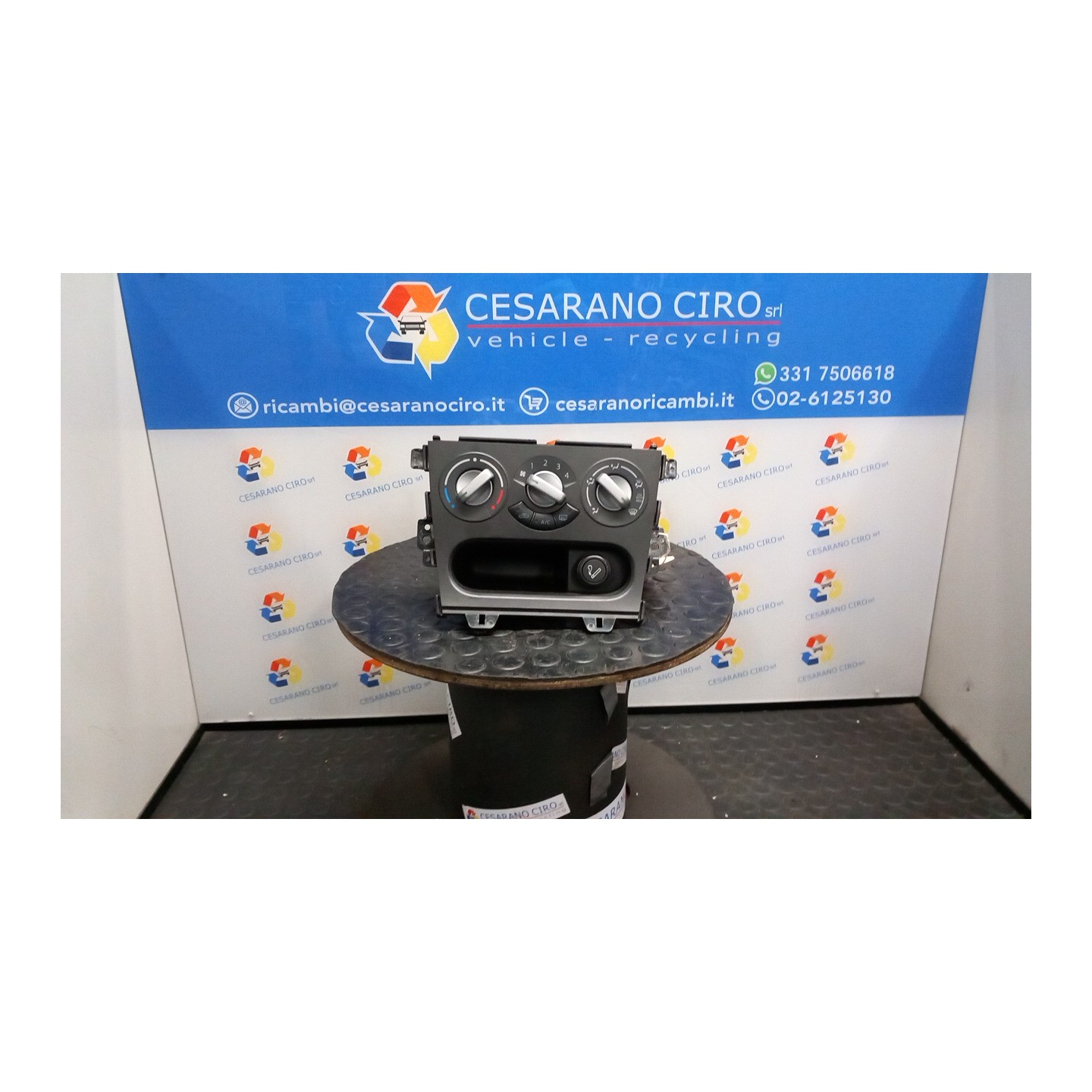 BLOCCO COMANDO CLIMATIZZAZIONE C/A/C 019 OPEL AGILA (H08) (01/08-) K12B 93194677