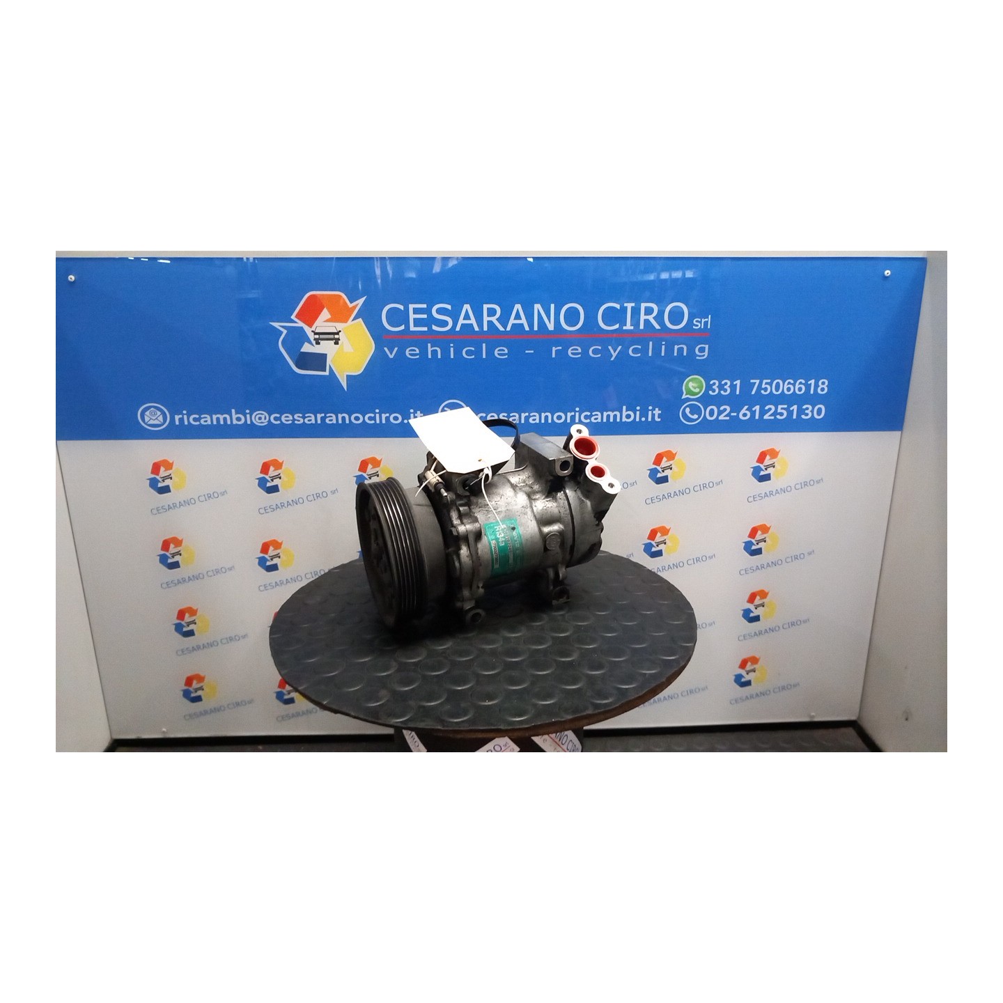 COMPRESSORE A/C ROTAZIONE 046 RENAULT CLIO 2A SERIE (05/01-11/10) K9KB7 7701499969