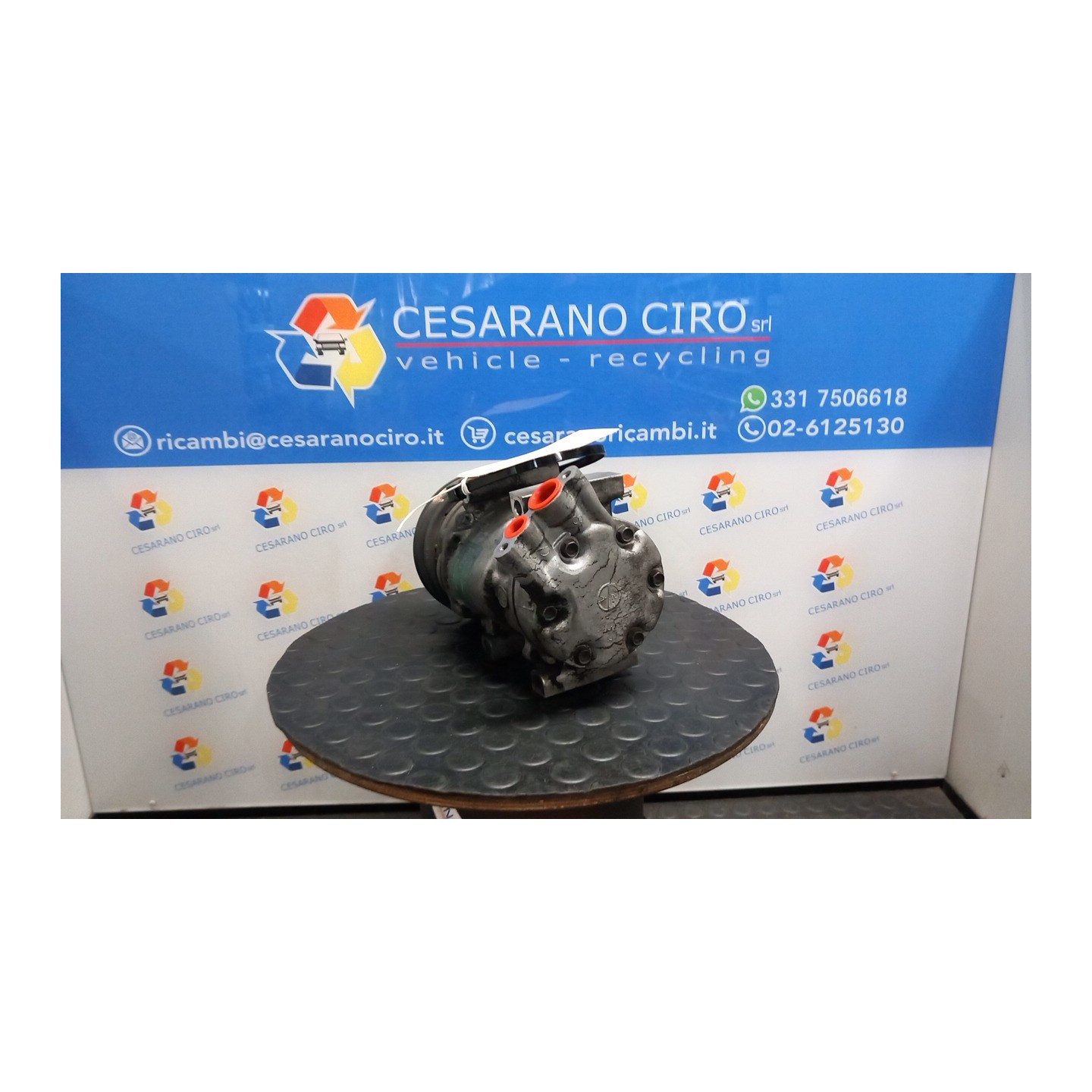 COMPRESSORE A/C ROTAZIONE 046 RENAULT CLIO 2A SERIE (05/01-11/10) K9KB7 7701499969