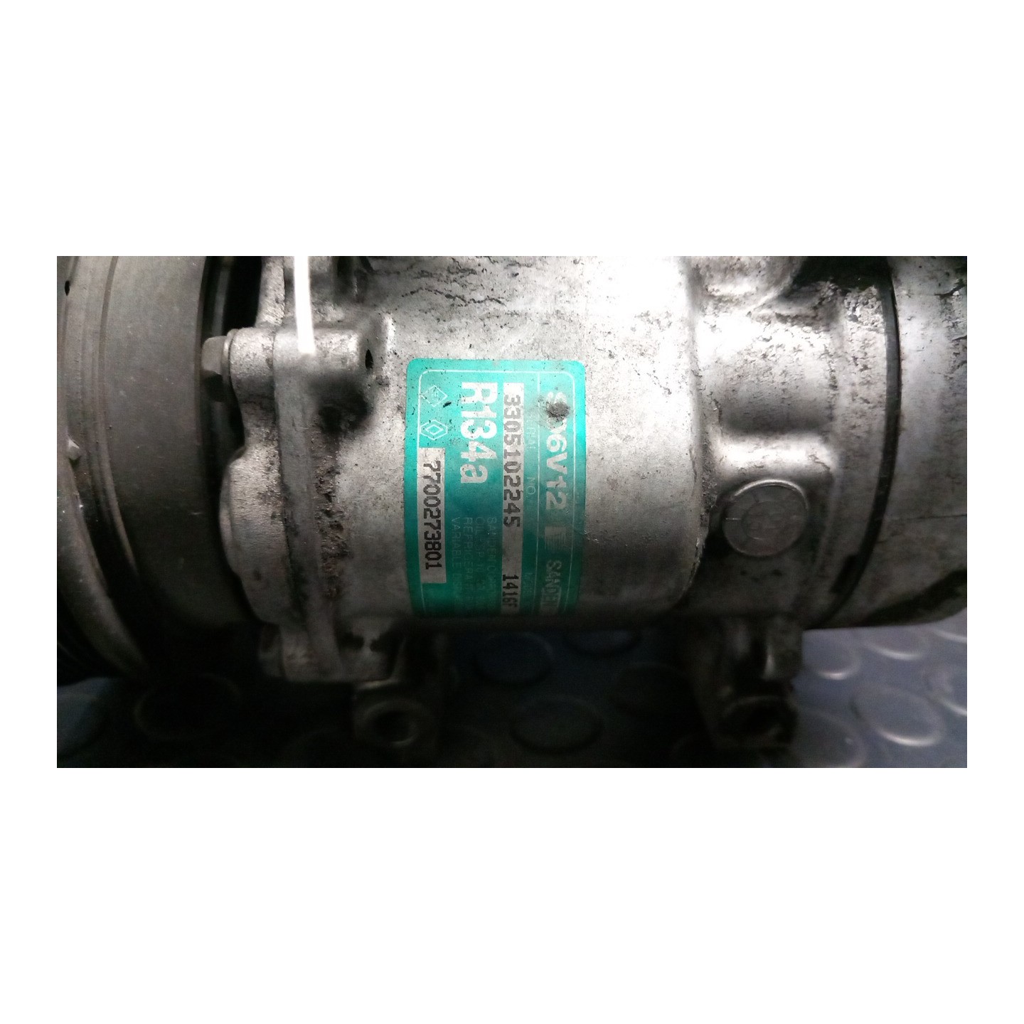 COMPRESSORE A/C ROTAZIONE 046 RENAULT CLIO 2A SERIE (05/01-11/10) K9KB7 7701499969