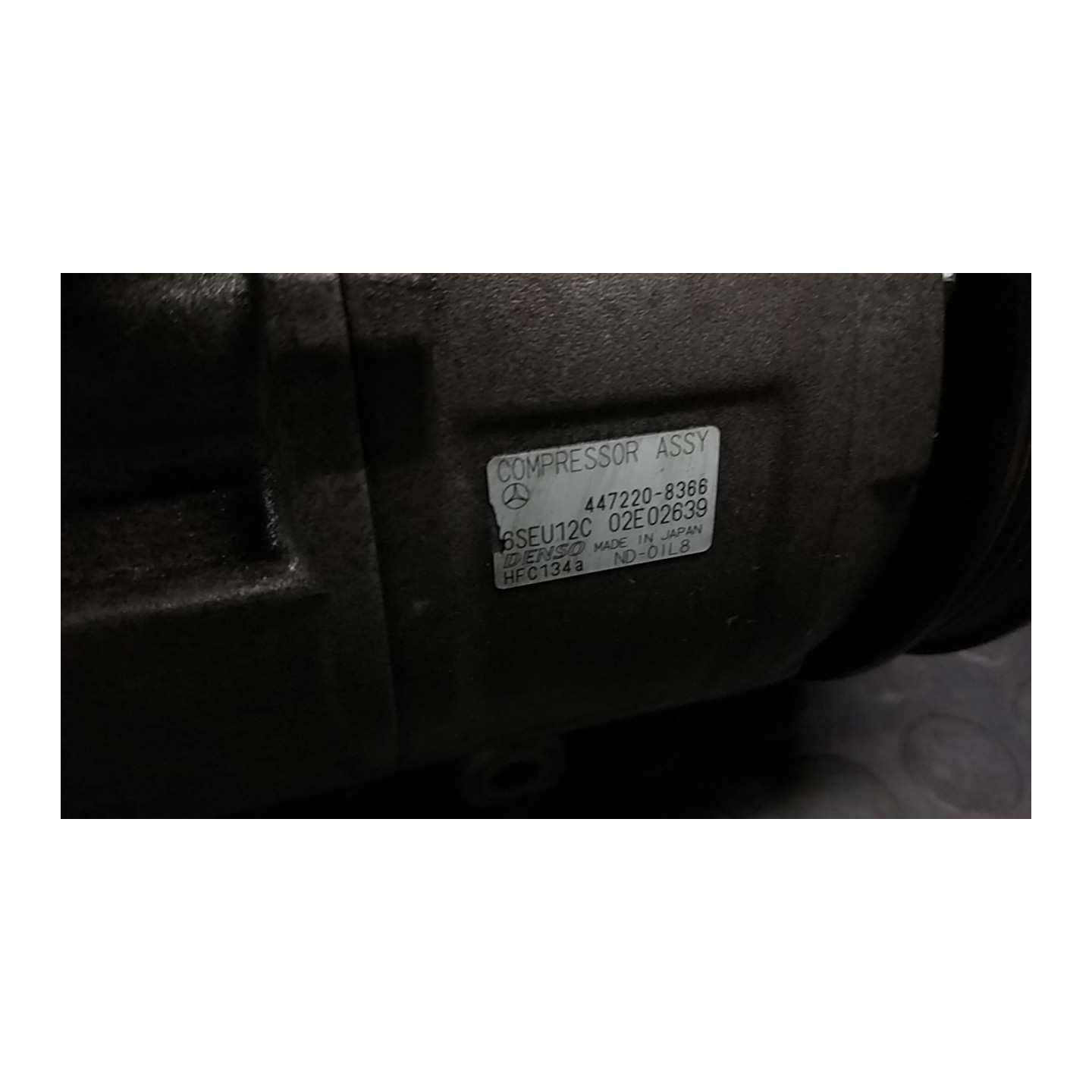 COMPRESSORE A/C T. J882639 049 MERCEDES-BENZ CLASSE A (W168) (03/01-06/04) 668942 A0002307911