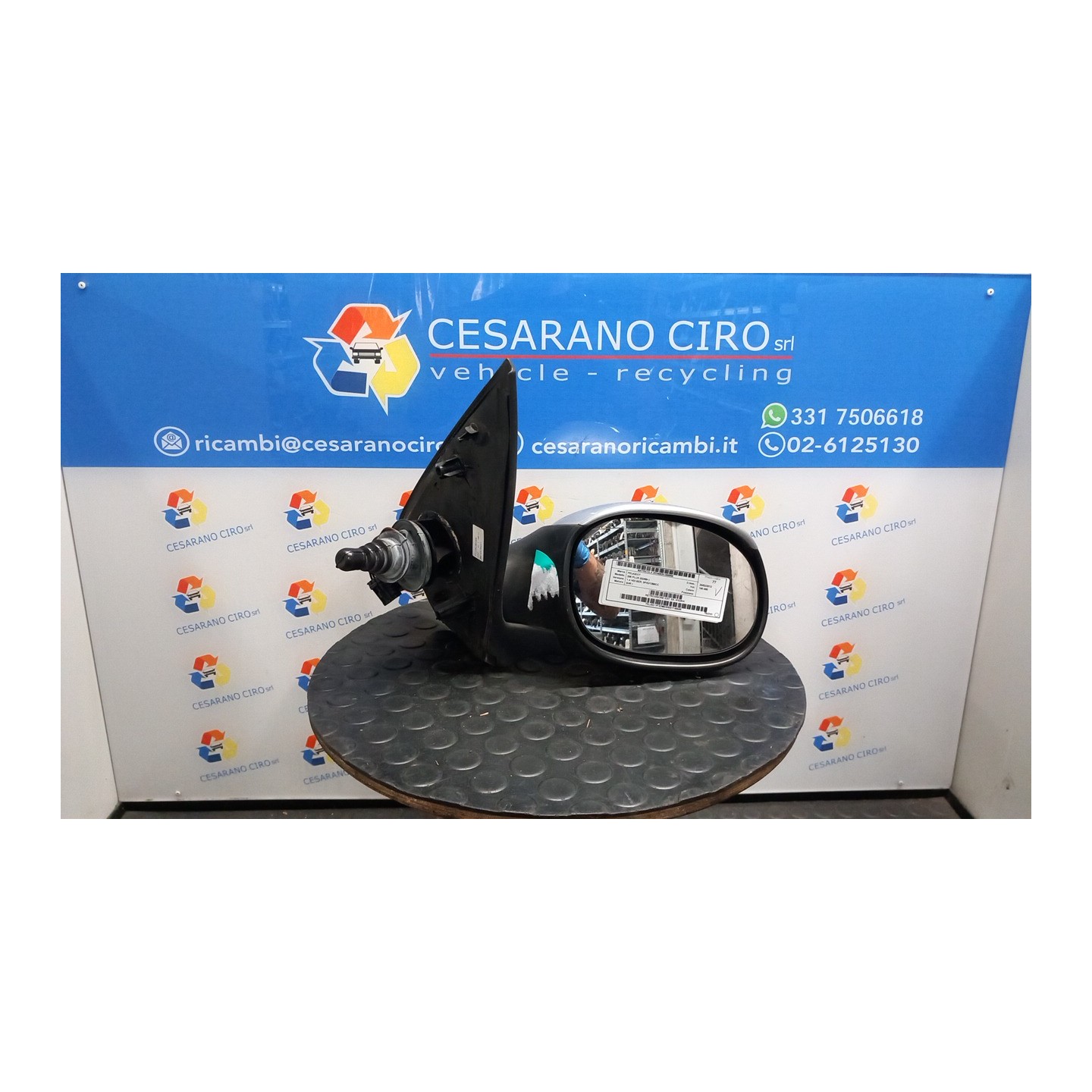RETROVISORE EST. SX. 068 PEUGEOT 206 PLUS (02/09-) 8HR 8153KK