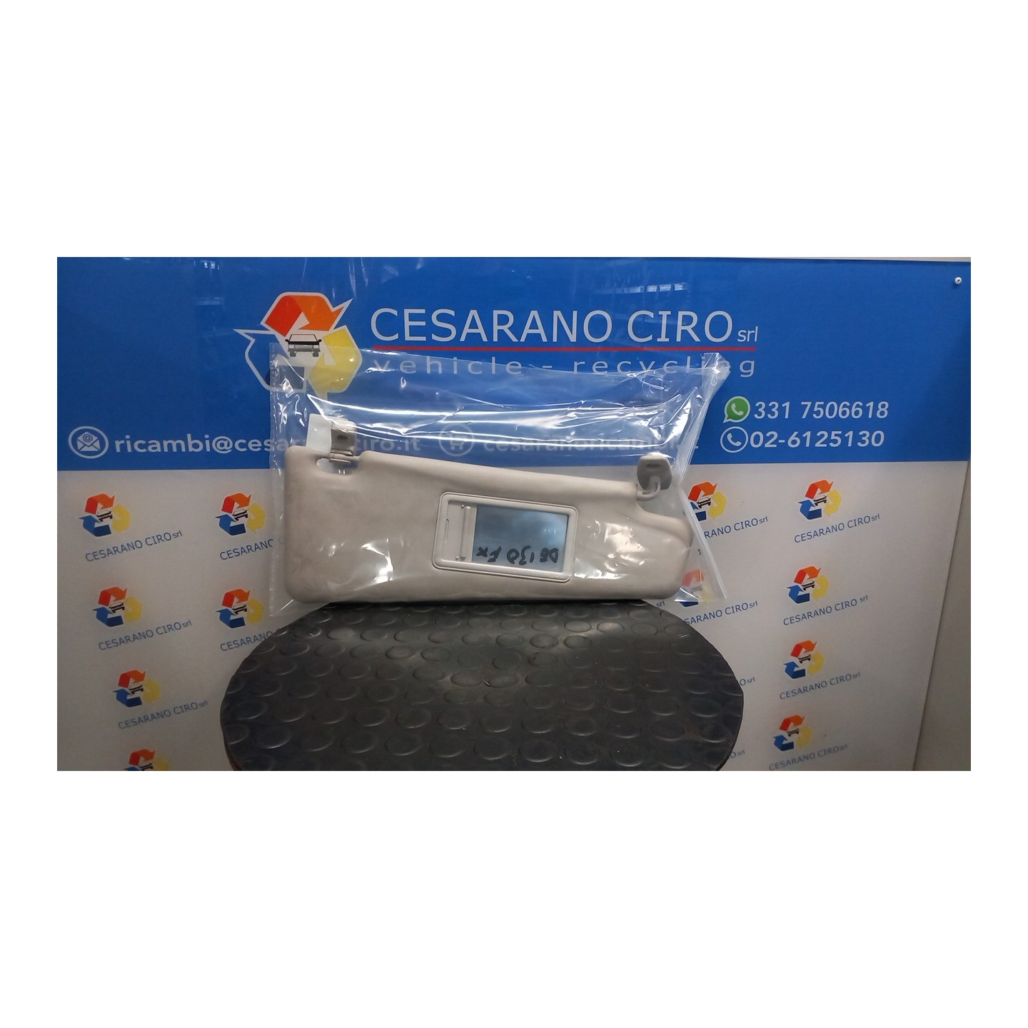 ALETTA PARASOLE PARABREZZA DX. 098 FIAT IDEA (2S) (10/03-12/10) 843A1000 735361684