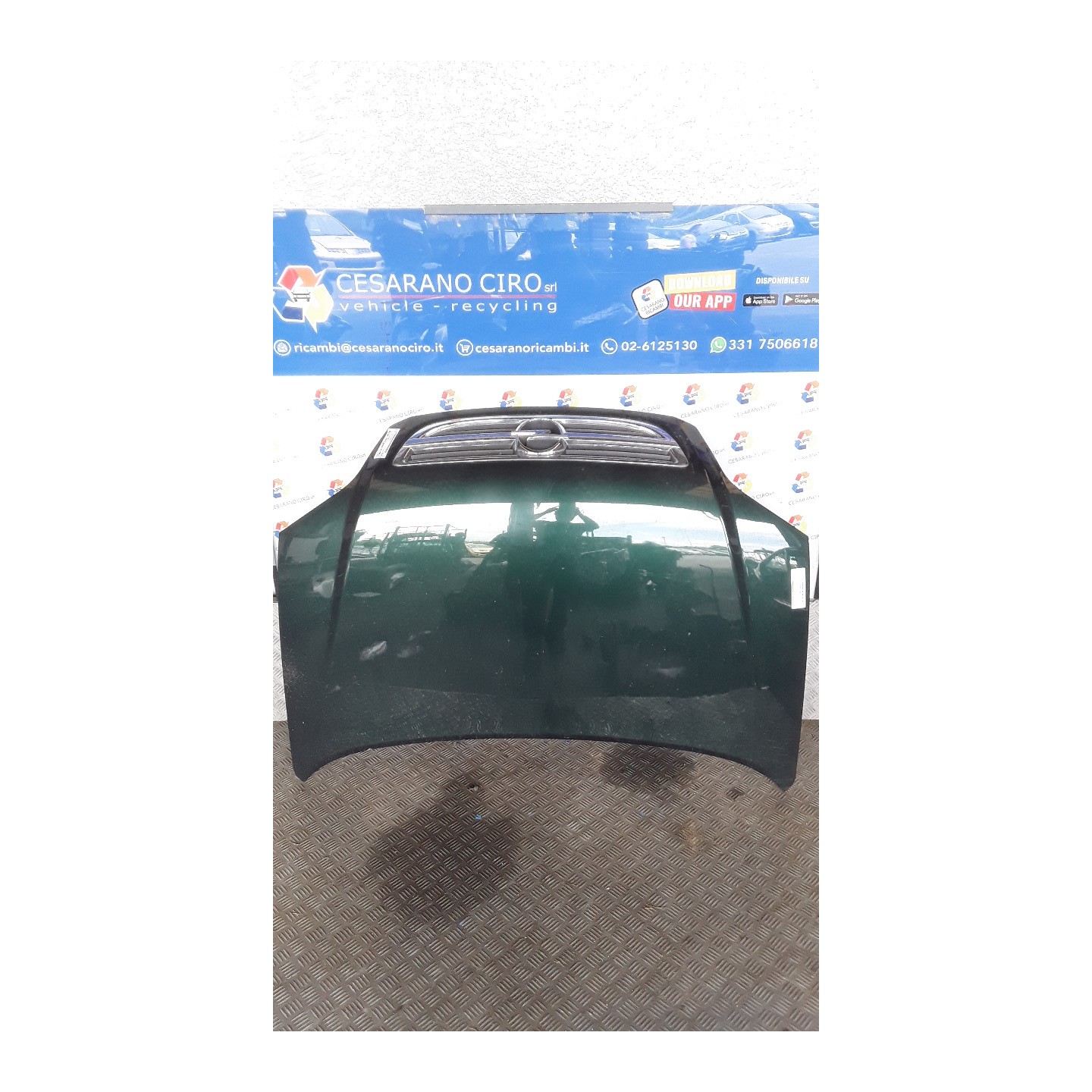 COFANO ANT. 044 OPEL ZAFIRA (T98) (03/99-12/05) Y20DTH 93170620