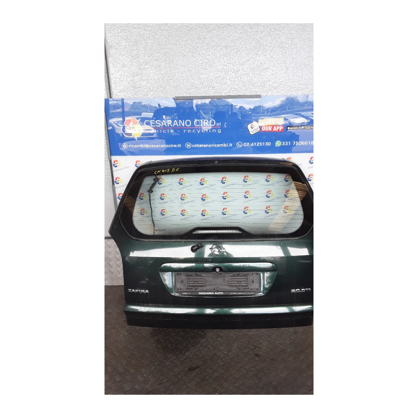 PORTELLO POST. 045 OPEL ZAFIRA (T98) (03/99-12/05) Y20DTH 9201178