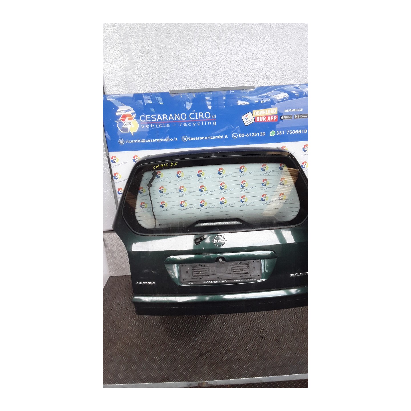 PORTELLO POST. 045 OPEL ZAFIRA (T98) (03/99-12/05) Y20DTH 9201178