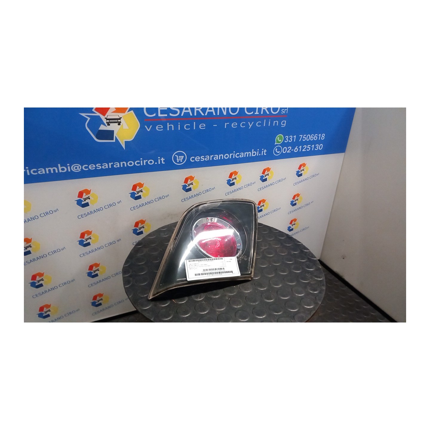 FANALE POST. PARTE INT. SX. 012 MAZDA MAZDA 3 (10/03-08/06) Y6 BP4L513G0C
