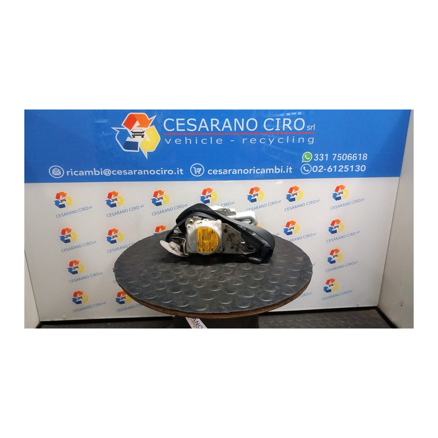 CINTURA DI SICUREZZA ANT. DX. 043 TOYOTA RAV 4 3A SERIE (01/06-10/10) 2ADFTV 7321042320B2