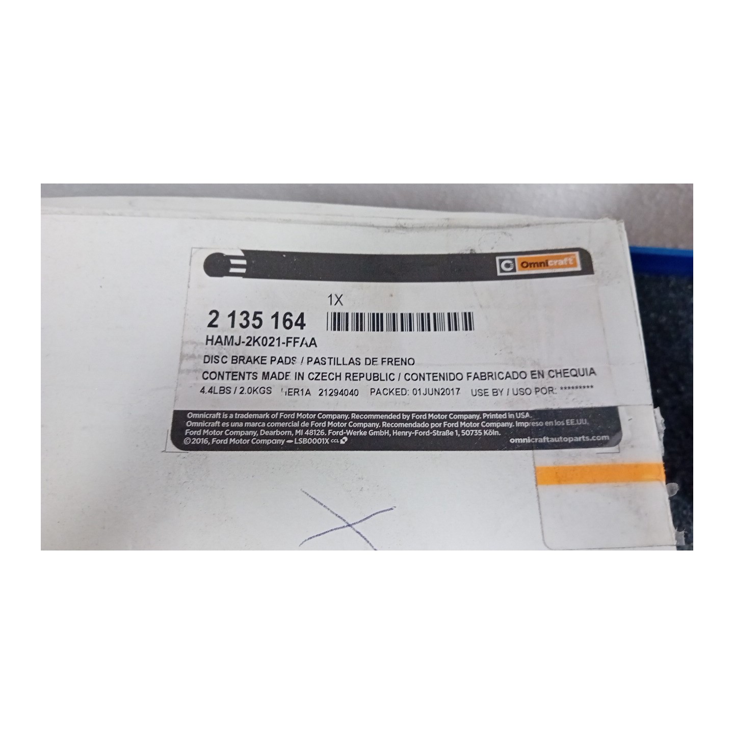 SERIE PASTIGLIE FRENI ANT. 060 TOYOTA AURIS (01/07-)  0446502190