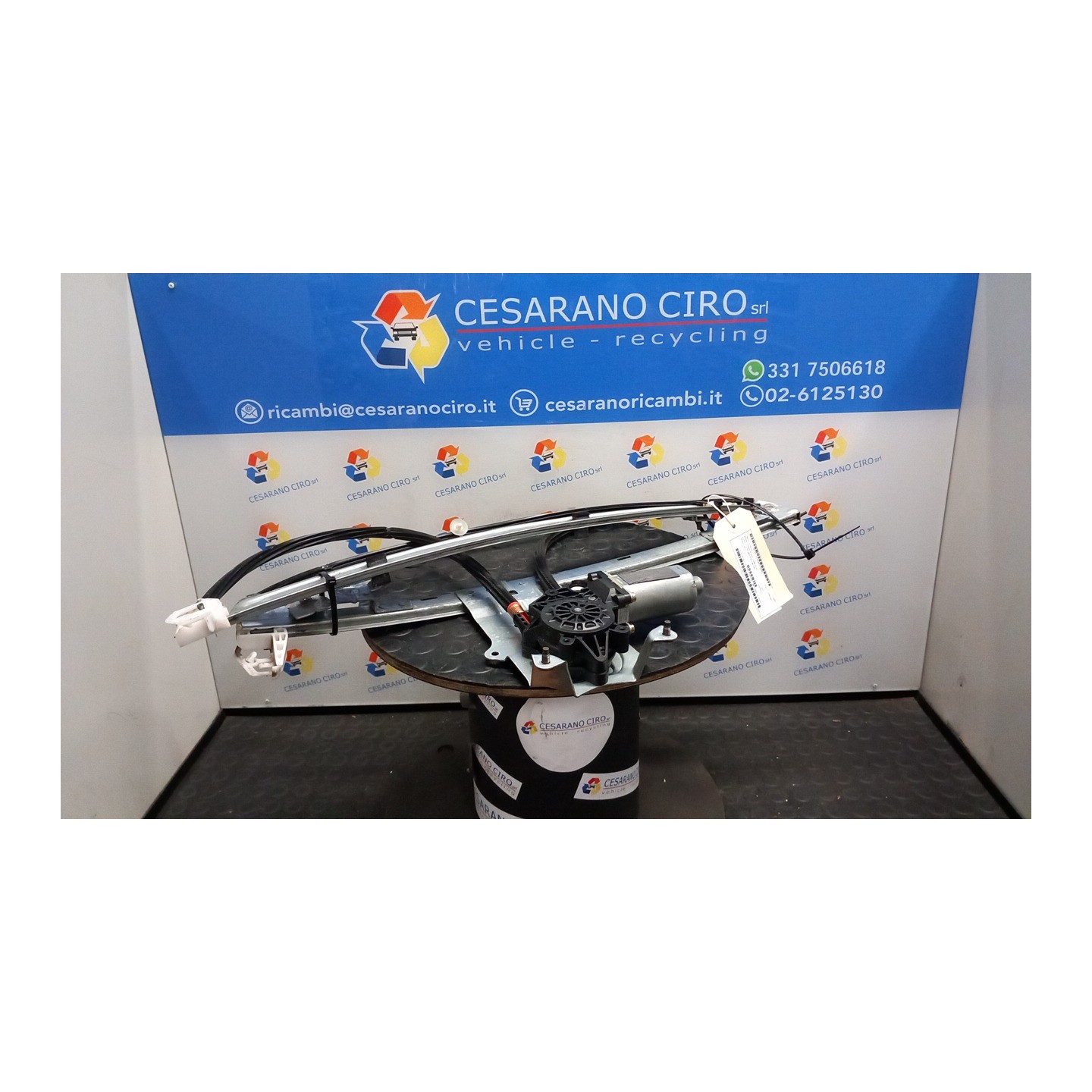 ALZACRISTALLO ELETTR. PORTA ANT. C/MOTORINO DX. 065 CITROEN XSARA PICASSO (12/99-01/10) 6FZ 9222F9