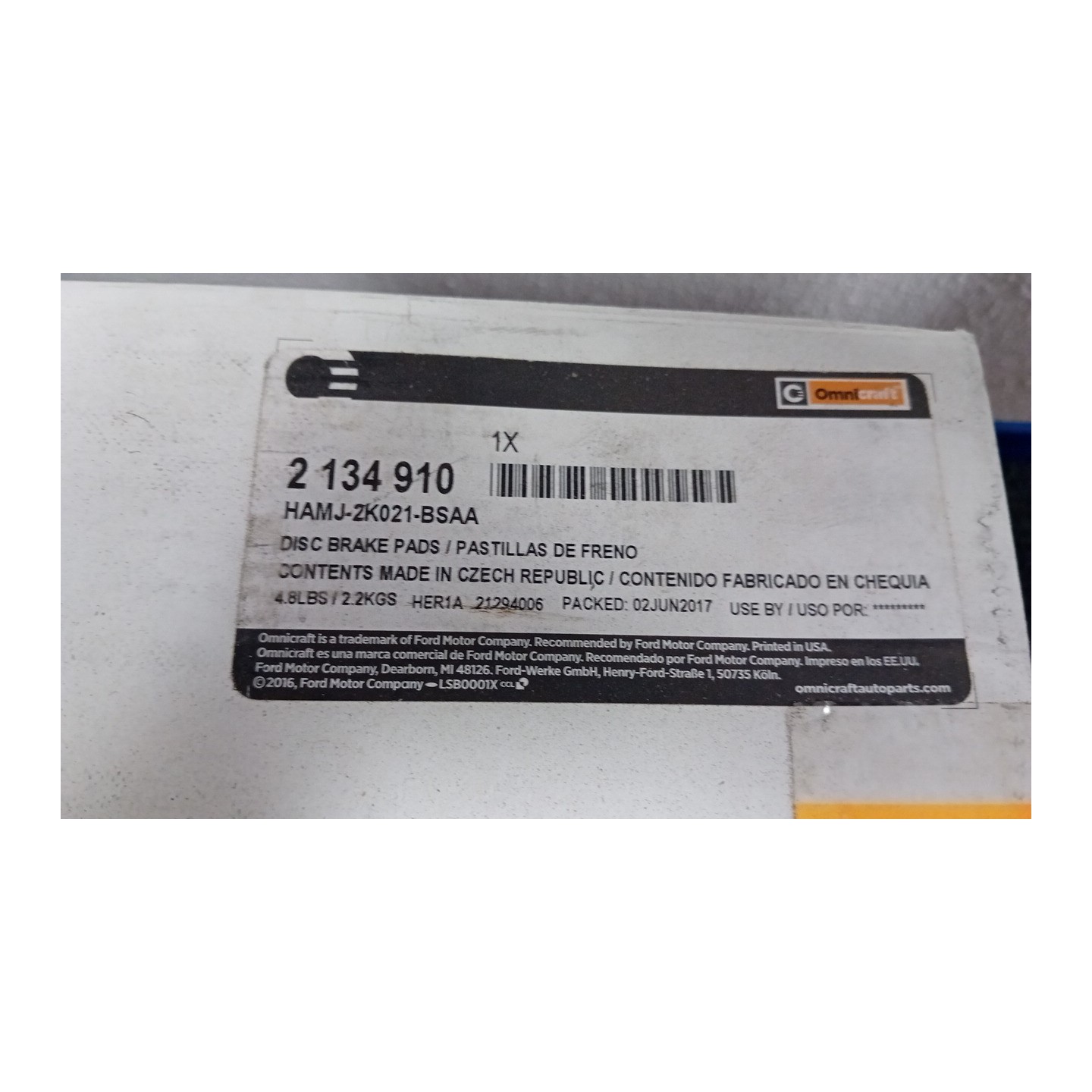 SERIE PASTIGLIE FRENI ANT. 15 083 SAAB 9.3 2A SERIE (08/02-)  93188112