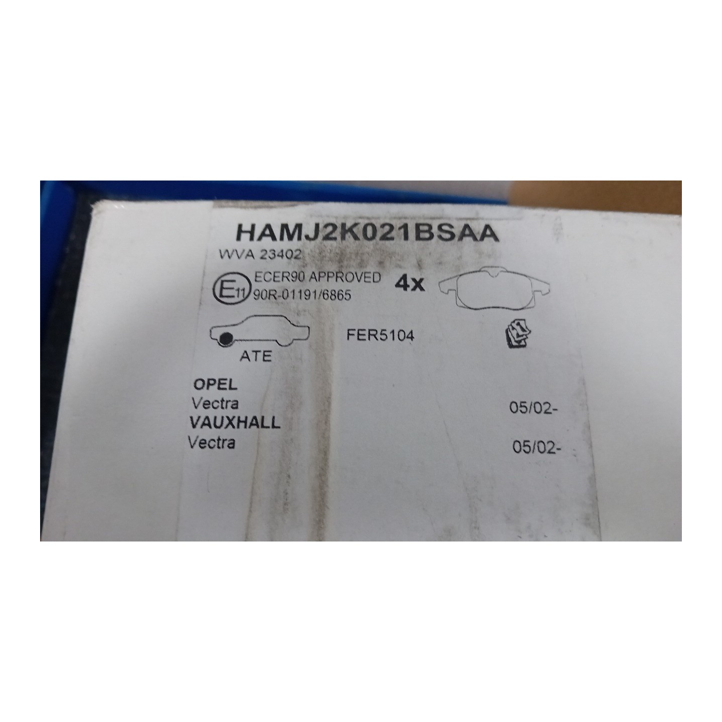 SERIE PASTIGLIE FRENI ANT. 15 083 SAAB 9.3 2A SERIE (08/02-)  93188112