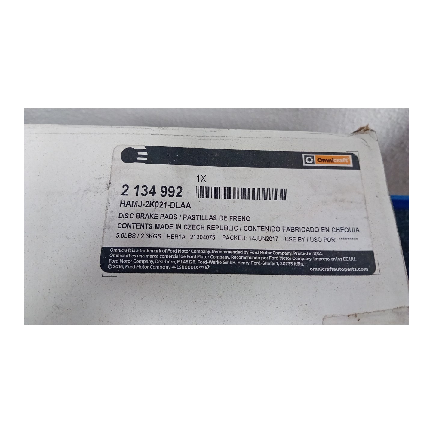 SERIE PASTIGLIE FRENI ANT. TEVES 347 089 AUDI A6 (4F) (03/04-06/09)  8E0698151G