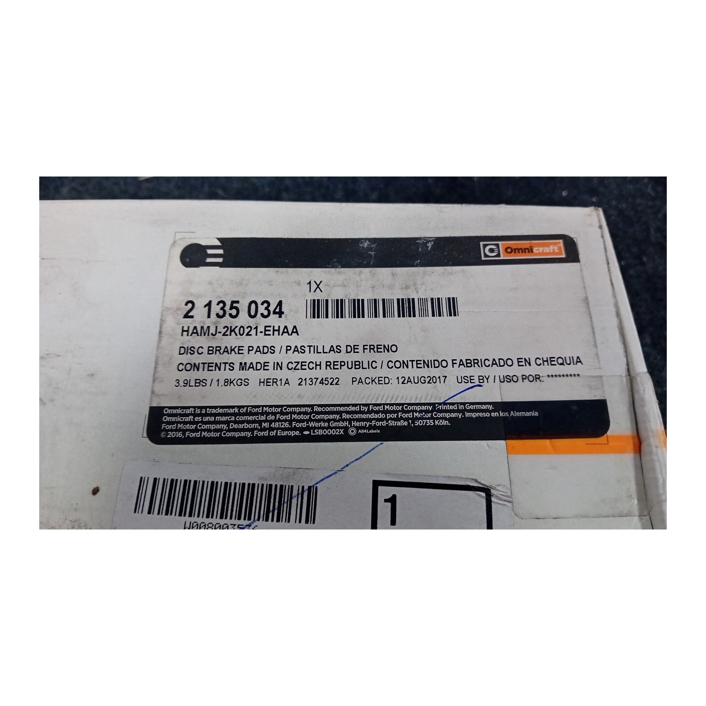 SERIE PASTIGLIE FRENI ANT. 090 LAND ROVER FREELANDER (02/98-08/02)  LR021899