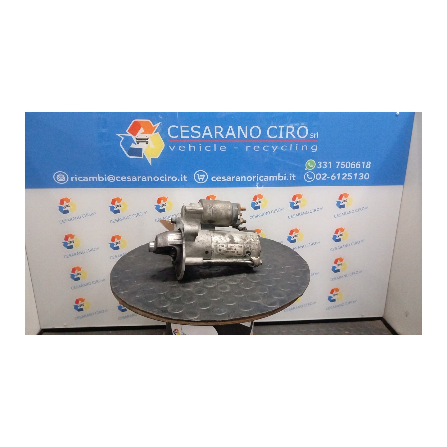 MOTORINO AVVIAMENTO ROTAZ. 1.7KW 091 VOLVO V50 (02/04-12/12) D4162T 8603690