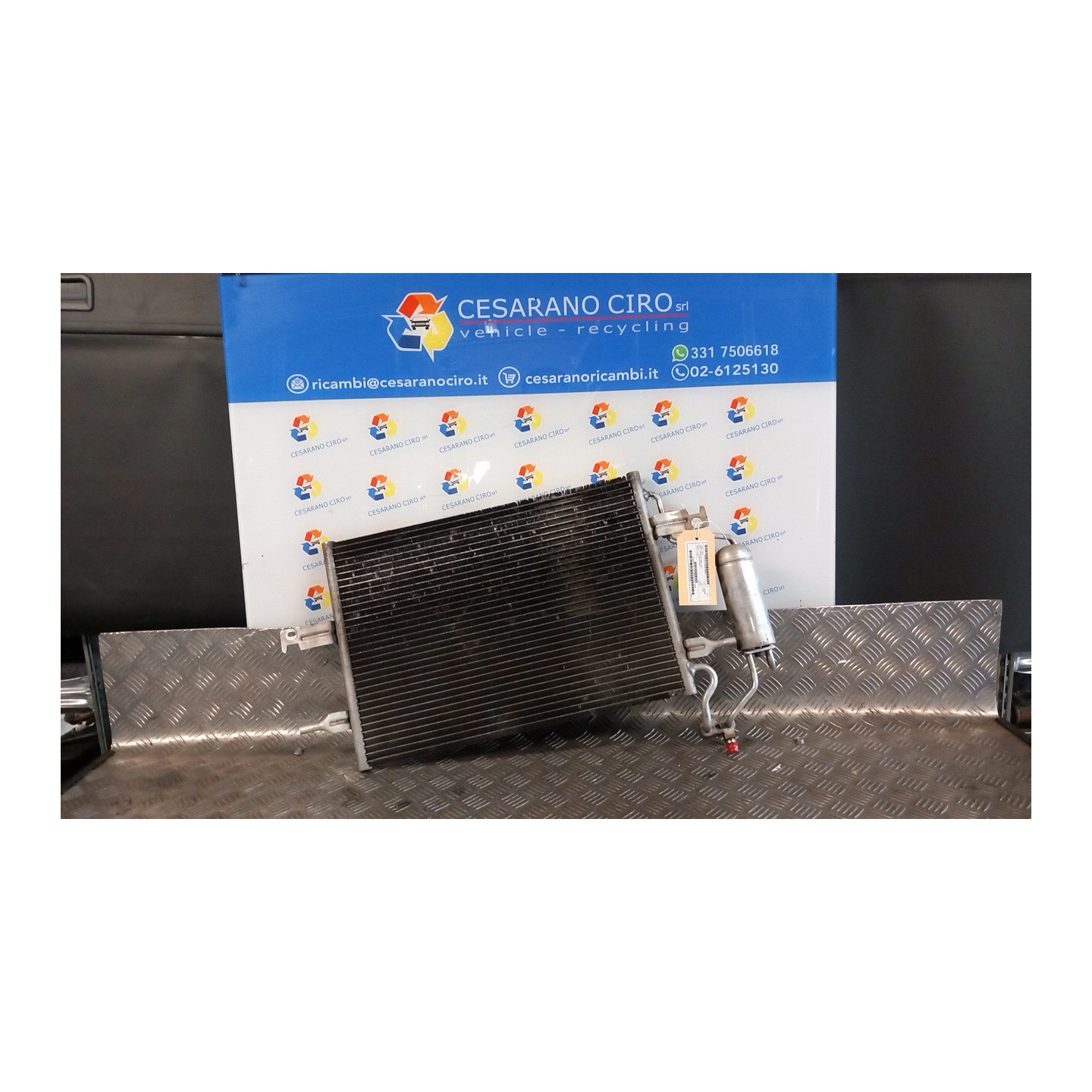 CONDENSATORE CON DEUMIDIFICATORE 094 OPEL MERIVA (X03) (03/03-12/10) Z14XEP 13128931