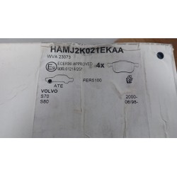 SERIE PASTIGLIE FRENI ANT. 15"/16" 098 VOLVO S60 (09/00-11/09)  8634921