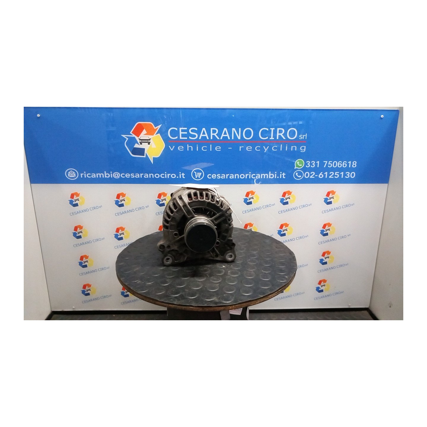 ALTERNATORE 120A ROTAZIONE BOSCH 114 VOLKSWAGEN POLO (9N) (04/05-) BNM 038903018QX