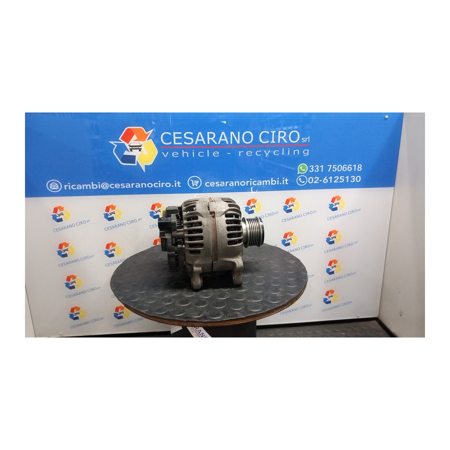 ALTERNATORE 120A ROTAZIONE BOSCH 114 VOLKSWAGEN POLO (9N) (04/05-) BNM 038903018QX