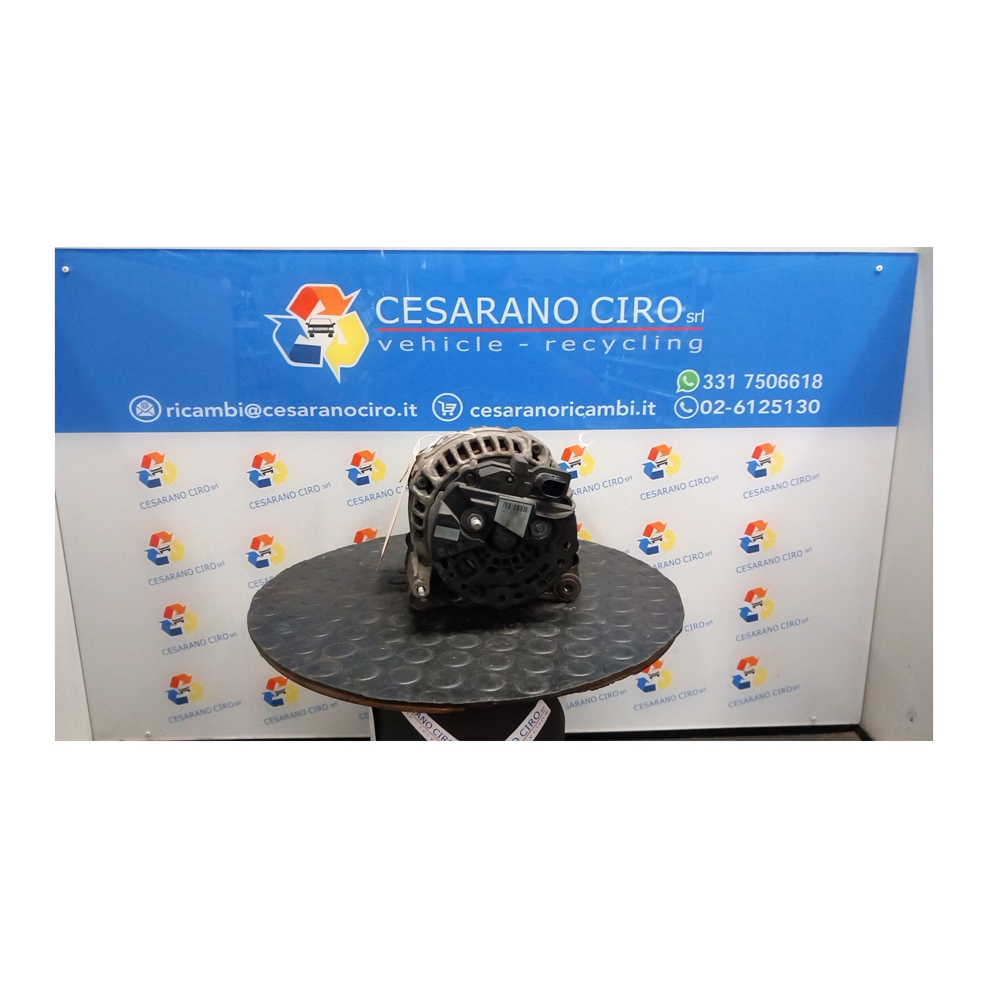ALTERNATORE 120A ROTAZIONE BOSCH 114 VOLKSWAGEN POLO (9N) (04/05-) BNM 038903018QX