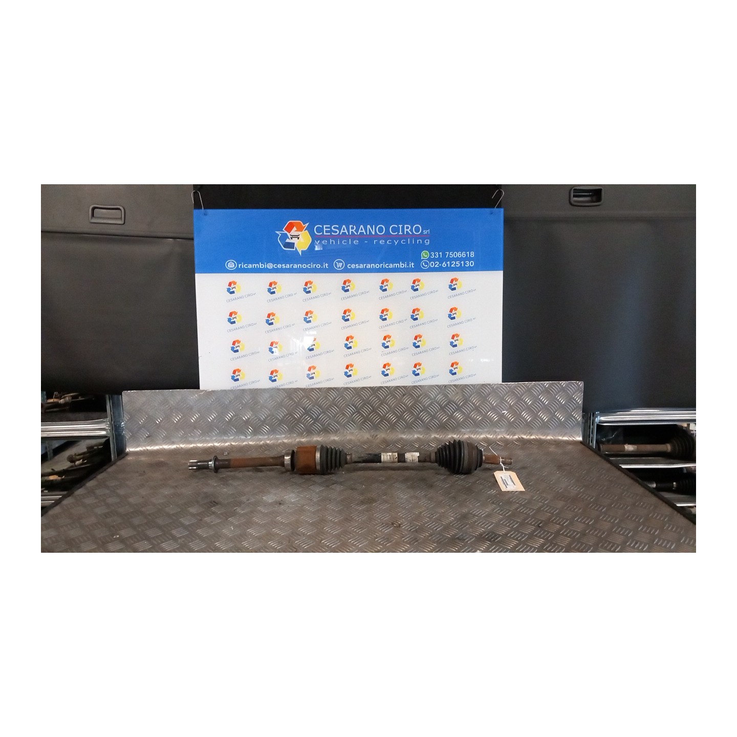 SEMIALBERO ANT. COMPL. DX. 121 RENAULT ZOE (03/13-10/20) 5AMB4 391000090R