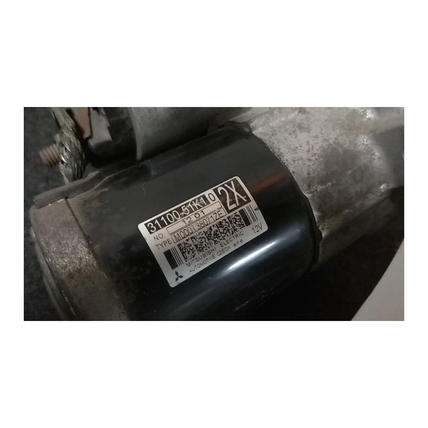MOTORINO AVVIAMENTO 010 SUZUKI SPLASH (02/08-10/15) K12B 3110051K10000