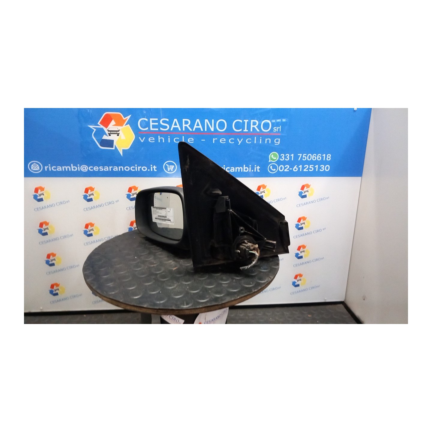 RETROVISORE EST. RIPIEGHEVOLE TERMICO SX. 166 RENAULT MEGANE 2A SERIE (02/06-08/09) K9KP7 7701068376