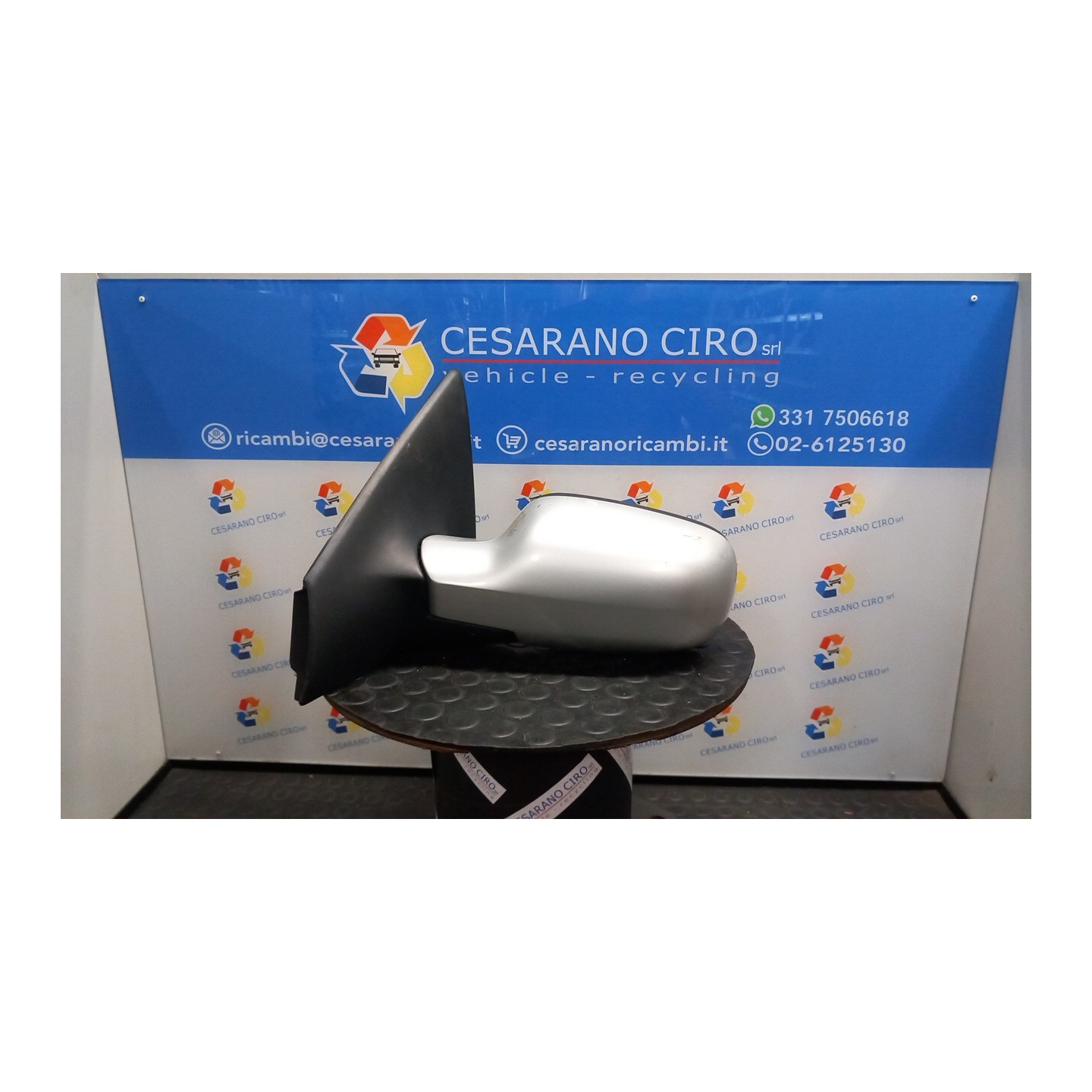 RETROVISORE EST. RIPIEGHEVOLE TERMICO SX. 166 RENAULT MEGANE 2A SERIE (02/06-08/09) K9KP7 7701068376