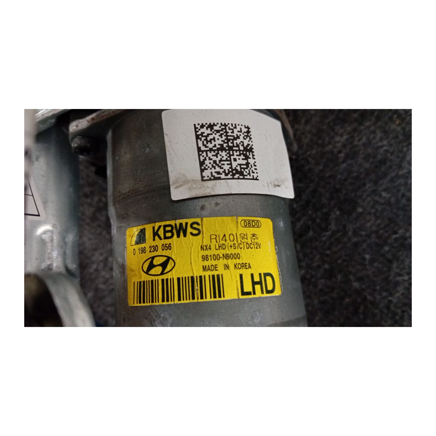 MECCANISMO TERGIPARABREZZA 186 HYUNDAI TUCSON (12/20-) G4FT 98120N9000
