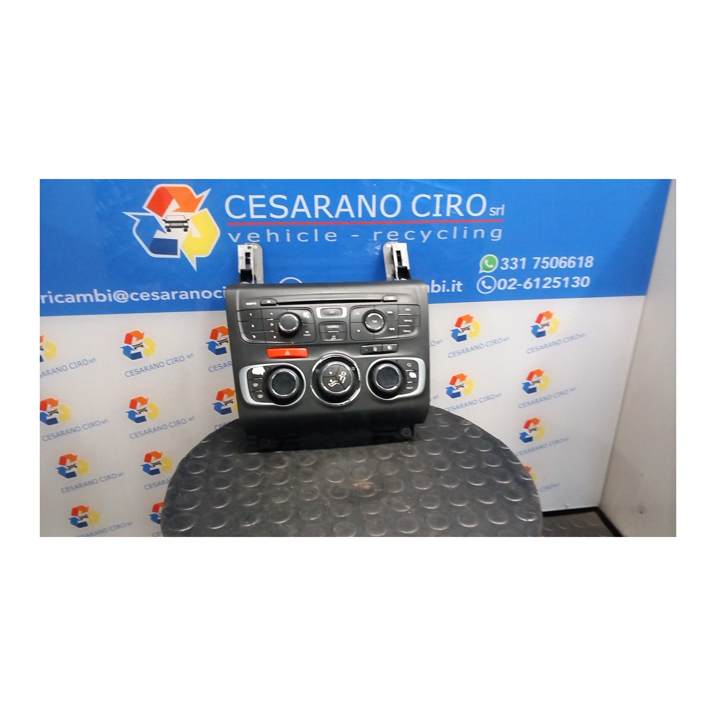 BLOCCO COMANDO CLIMATIZZAZIONE C/A/C 075 CITROEN C4 (B7) (09/10-04/18) 9HP 6452V9