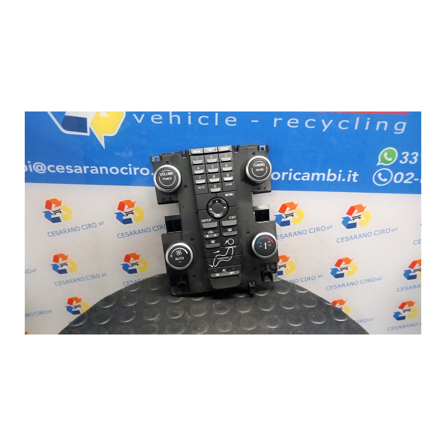 BLOCCO COMANDO CLIMATIZZAZIONE T.40123-48973 059 VOLVO V50 (02/04-12/12) D4204T 30782568