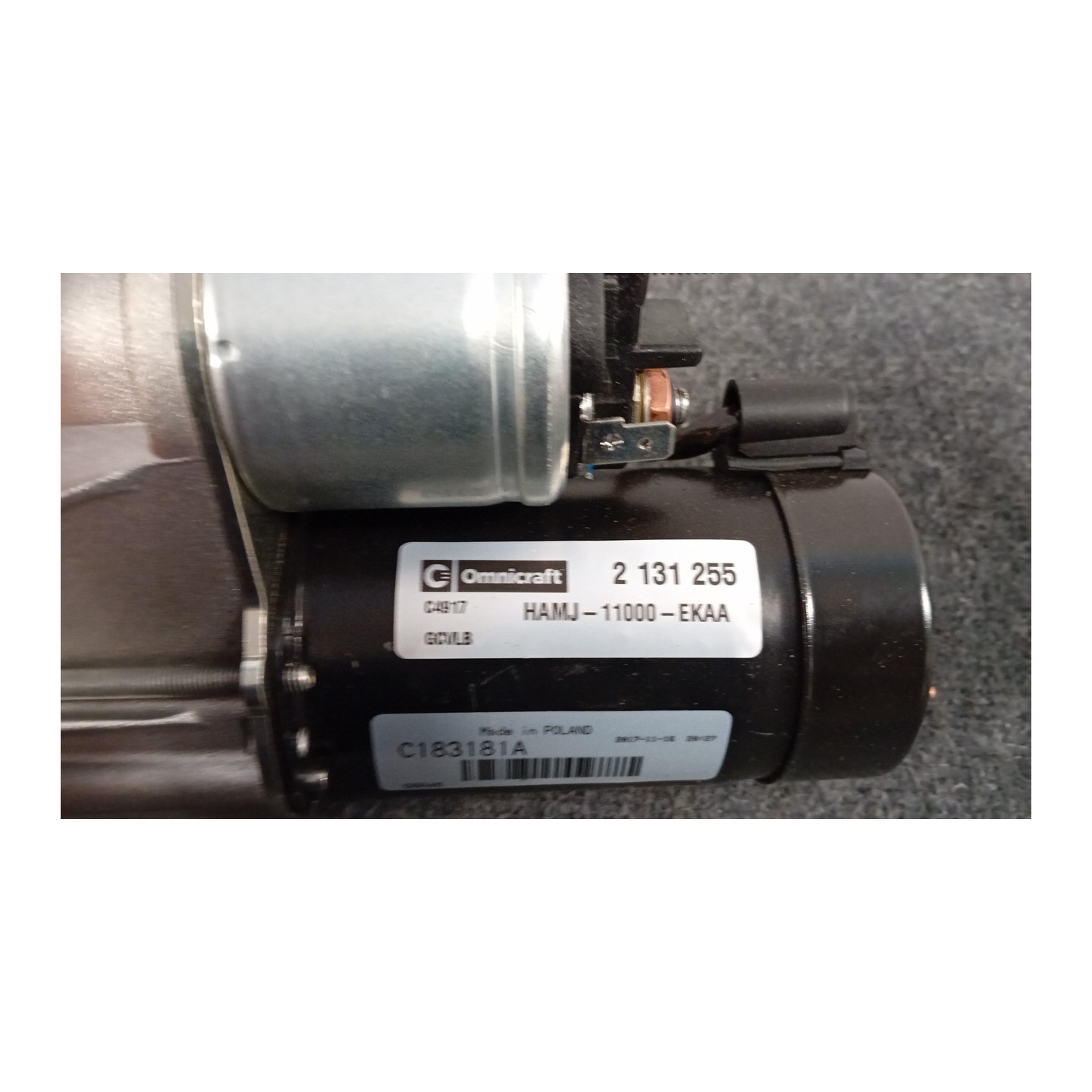 MOTORINO AVVIAMENTO CLASSE 3 ROTAZ. 092 PEUGEOT 1007 (04/05-06/10)  5802CG
