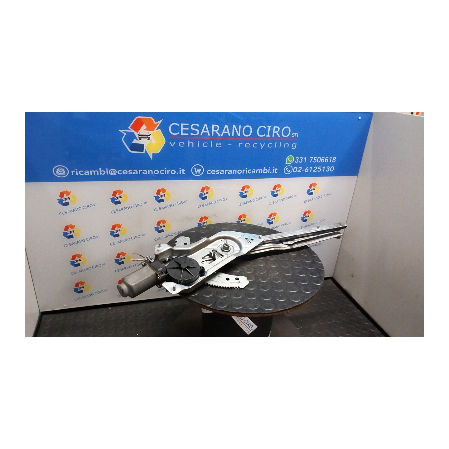 ALZACRISTALLO ELETTR. CON MOTORINO SX 006 RENAULT KANGOO (04/03-03/09) K9KW7 NB0065019045011SX