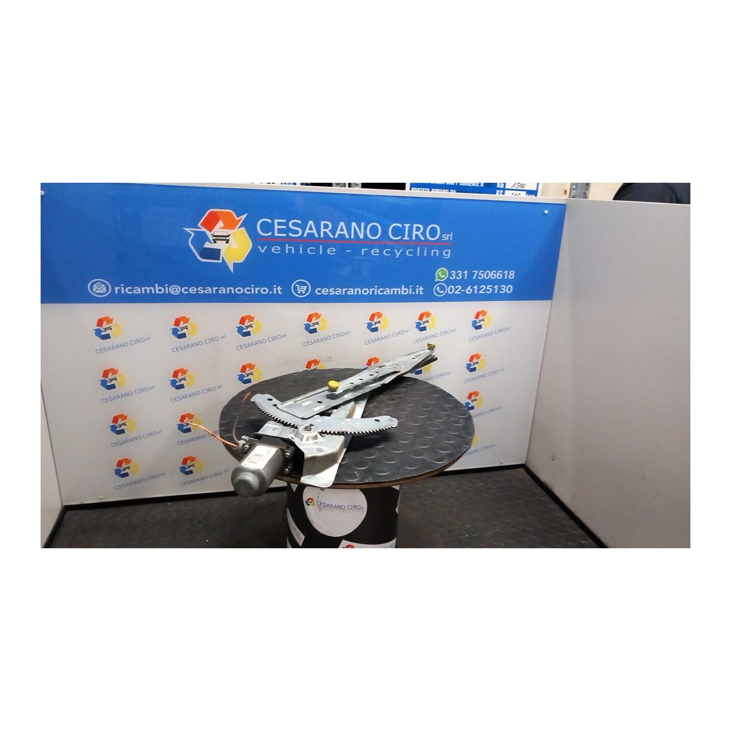 ALZACRISTALLO ELETTR. CON MOTORINO DX 007 RENAULT KANGOO (04/03-03/09) K9KW7 NB0065019045011DX