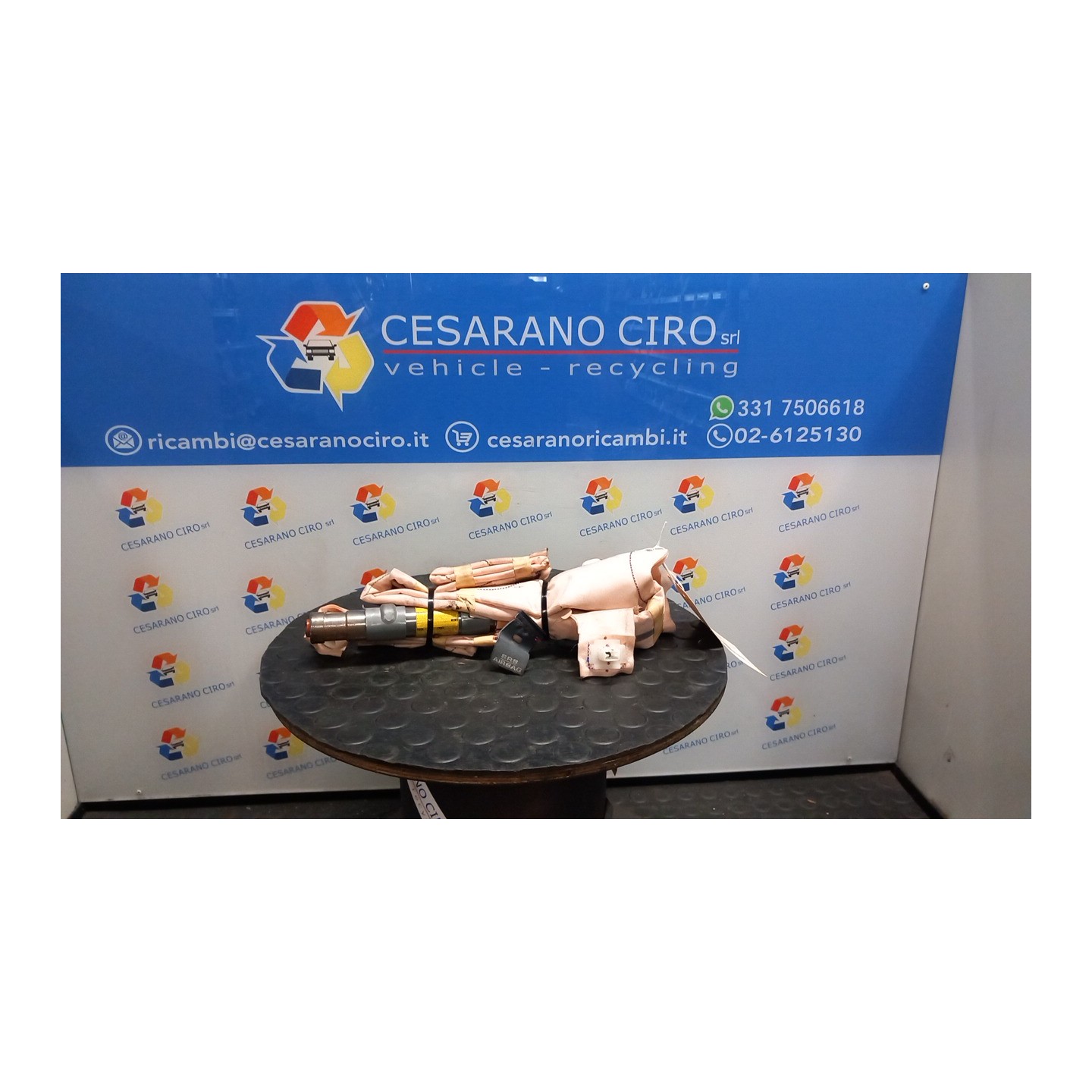 DISPOSITIVO AIRBAG A TENDINA POST. 139 TOYOTA IQ (01/09-12/14) 1KRFE 633A074011