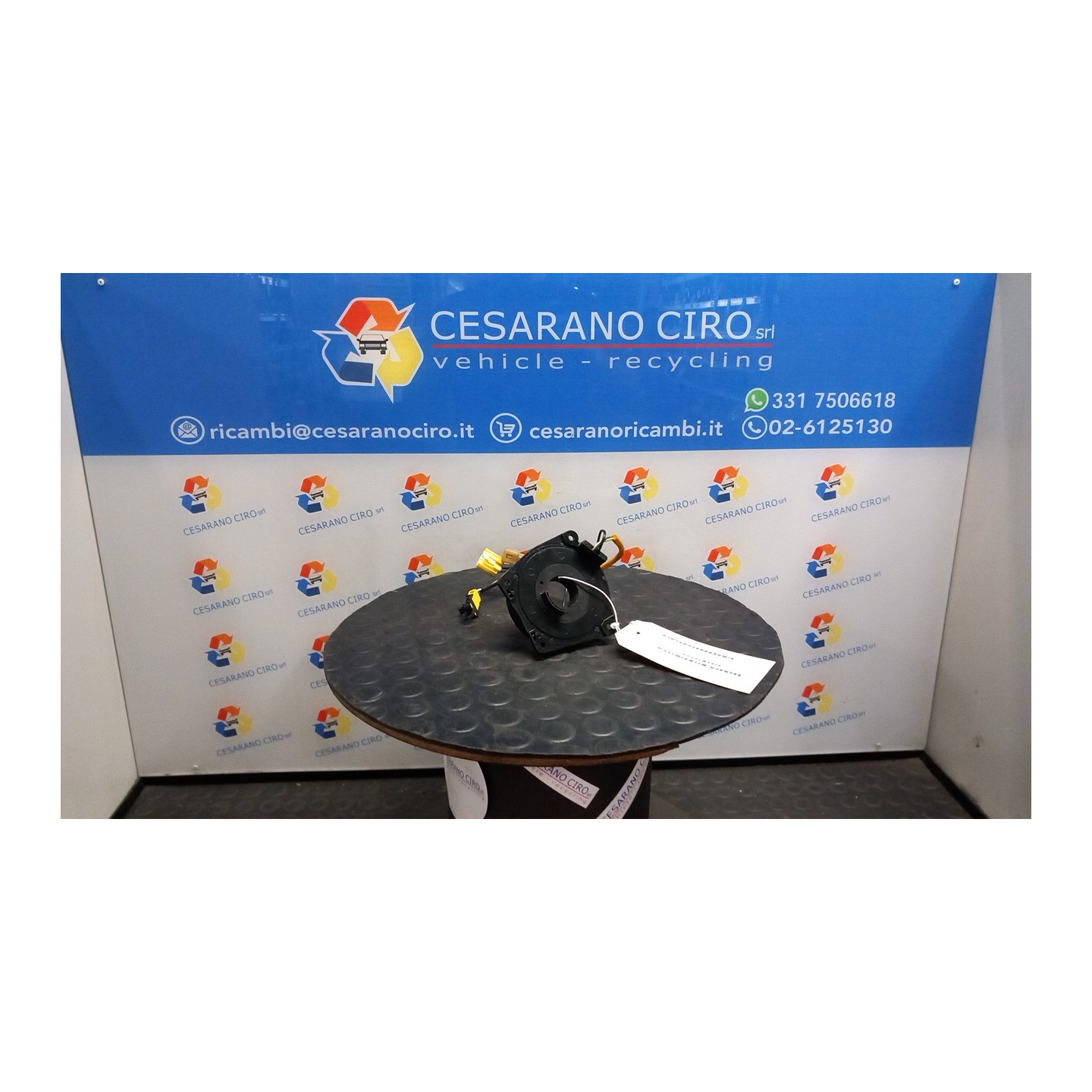 CONTATTO SPIRALIFORME AIRBAG 003 CHEVROLET (DAEWOO) MATIZ (M100) (12/00-02/06) F8CV 96267319