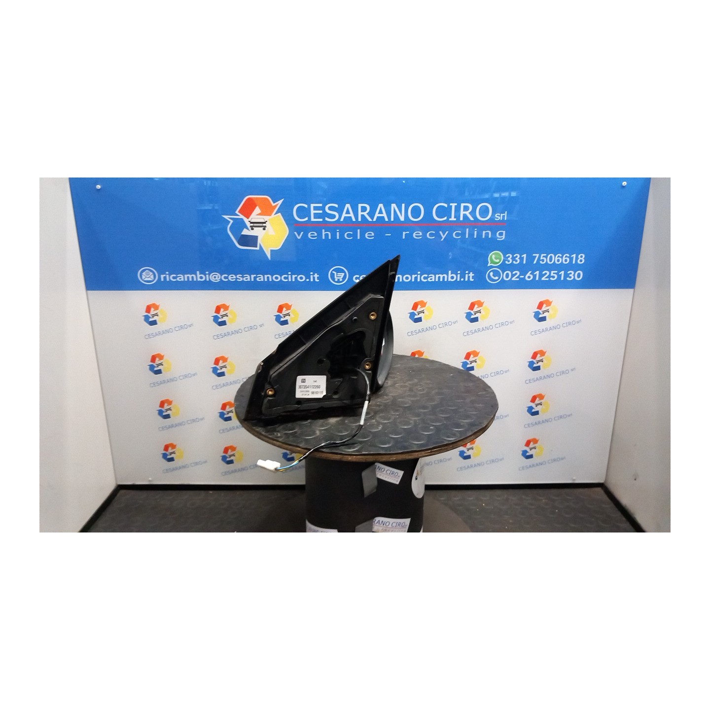 RETROVISORE EST. REGOLAZ. ELETTR. TERMICO,06/05 DX. 008 LANCIA YPSILON (TE) (06/03-09/06) 188A4000 735345129