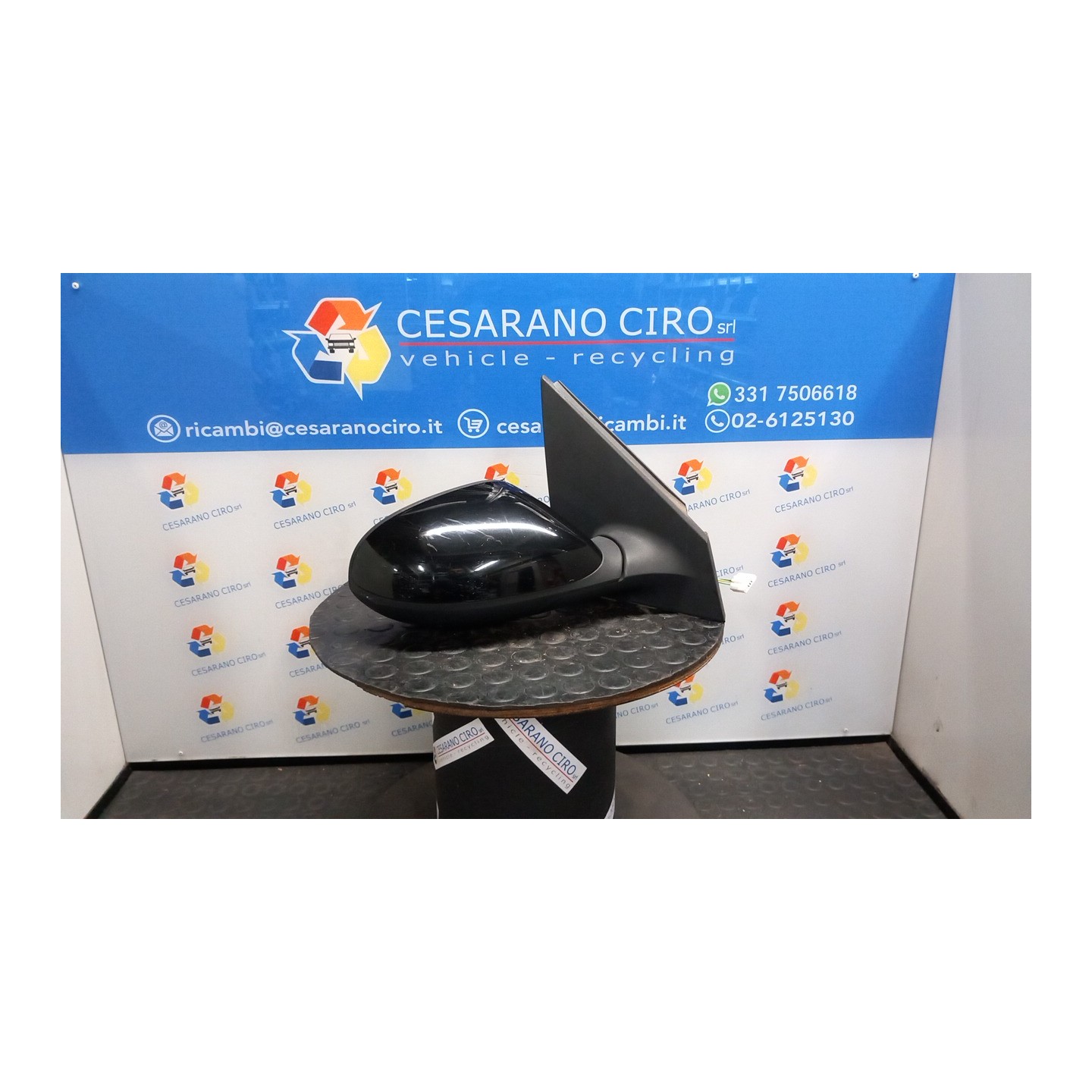 RETROVISORE EST. REGOLAZ. ELETTR. TERMICO,06/05 DX. 008 LANCIA YPSILON (TE) (06/03-09/06) 188A4000 735345129