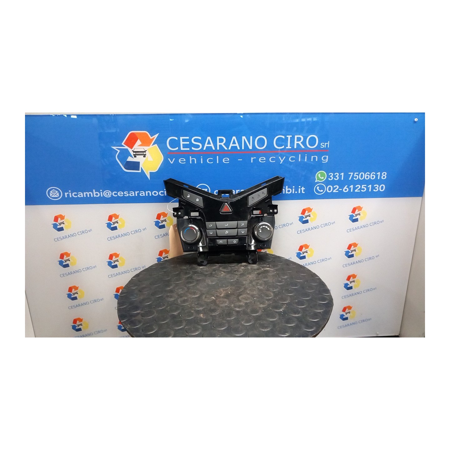 BLOCCO COMANDO CLIMATIZZAZIONE 018 CHEVROLET (DAEWOO) CRUZE (J300) (04/09-12/14) F16D4 95462228