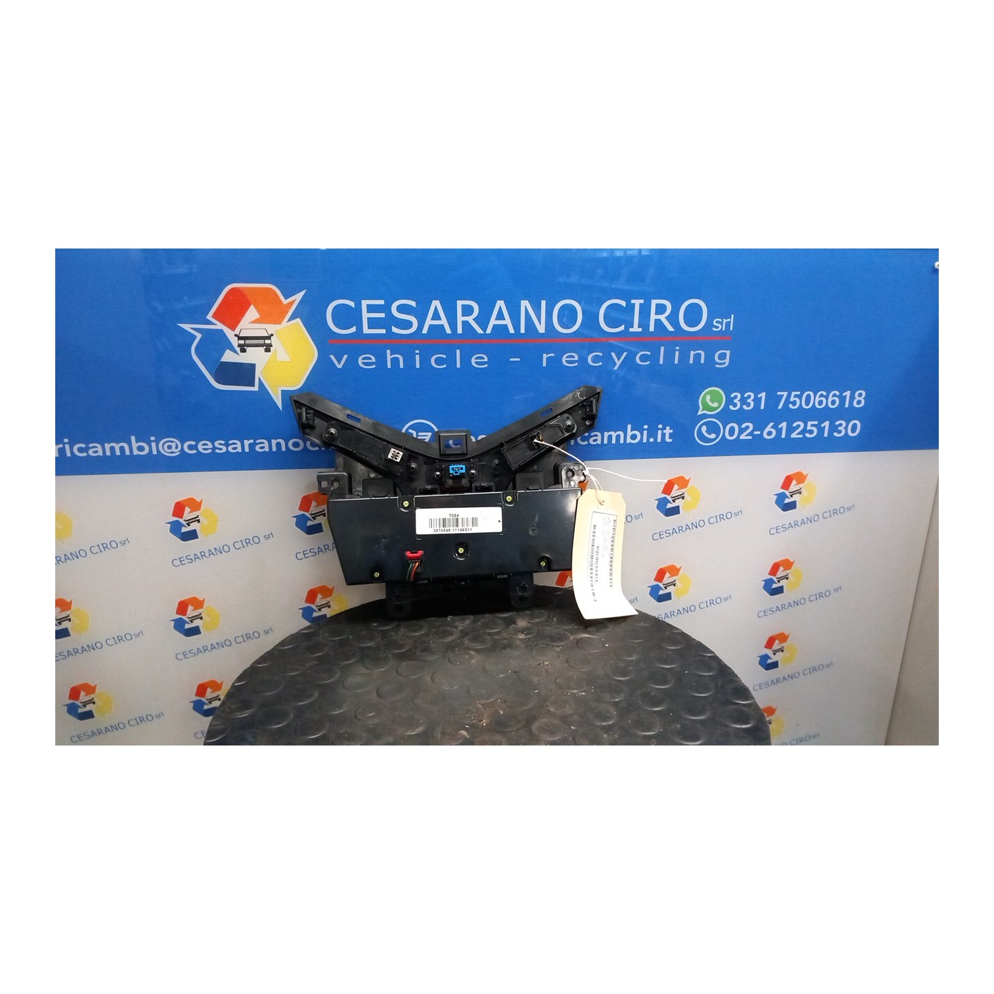 BLOCCO COMANDO CLIMATIZZAZIONE 018 CHEVROLET (DAEWOO) CRUZE (J300) (04/09-12/14) F16D4 95462228