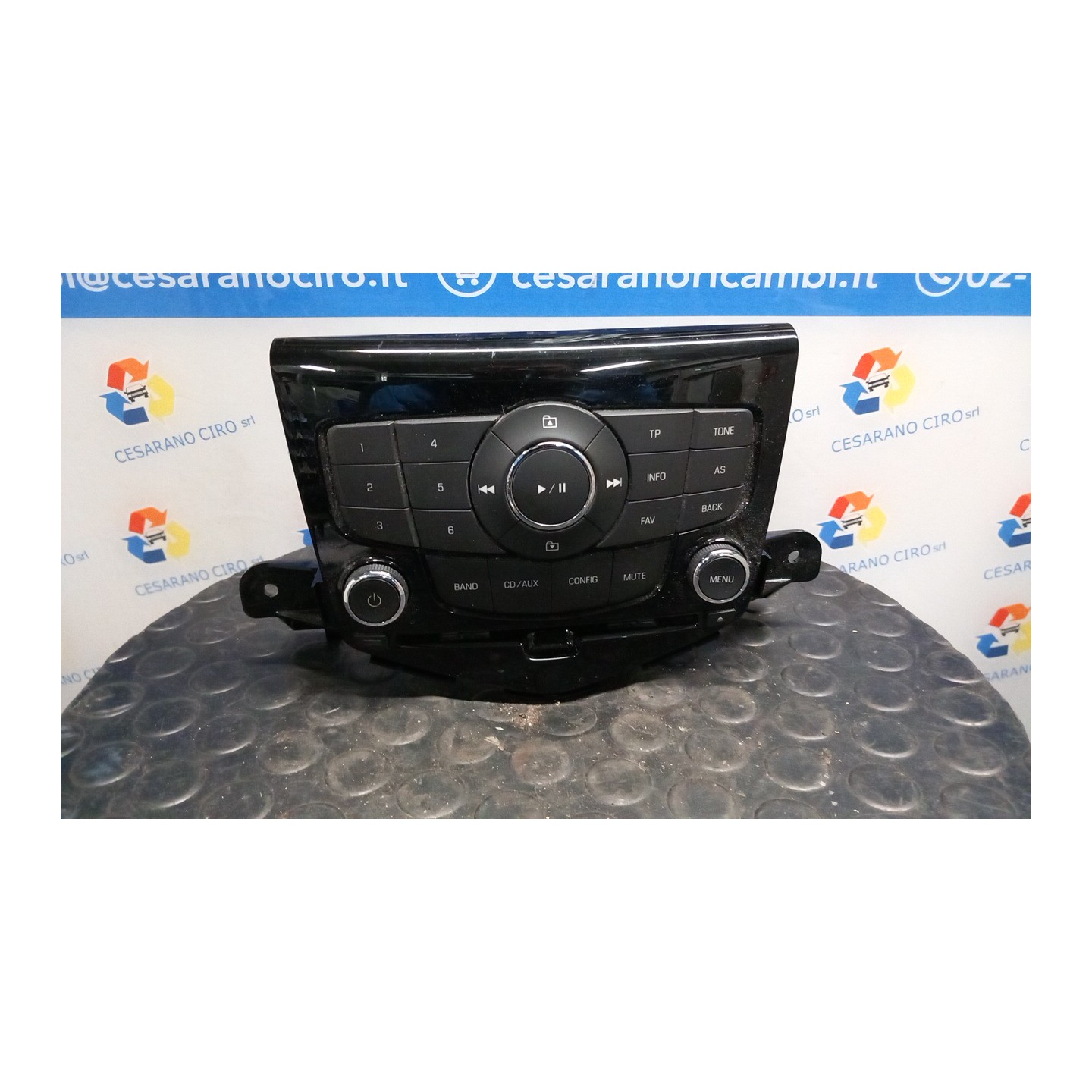 BLOCCO COMANDI AUTORADIO 019 CHEVROLET (DAEWOO) CRUZE (J300) (04/09-12/14) F16D4 13275250