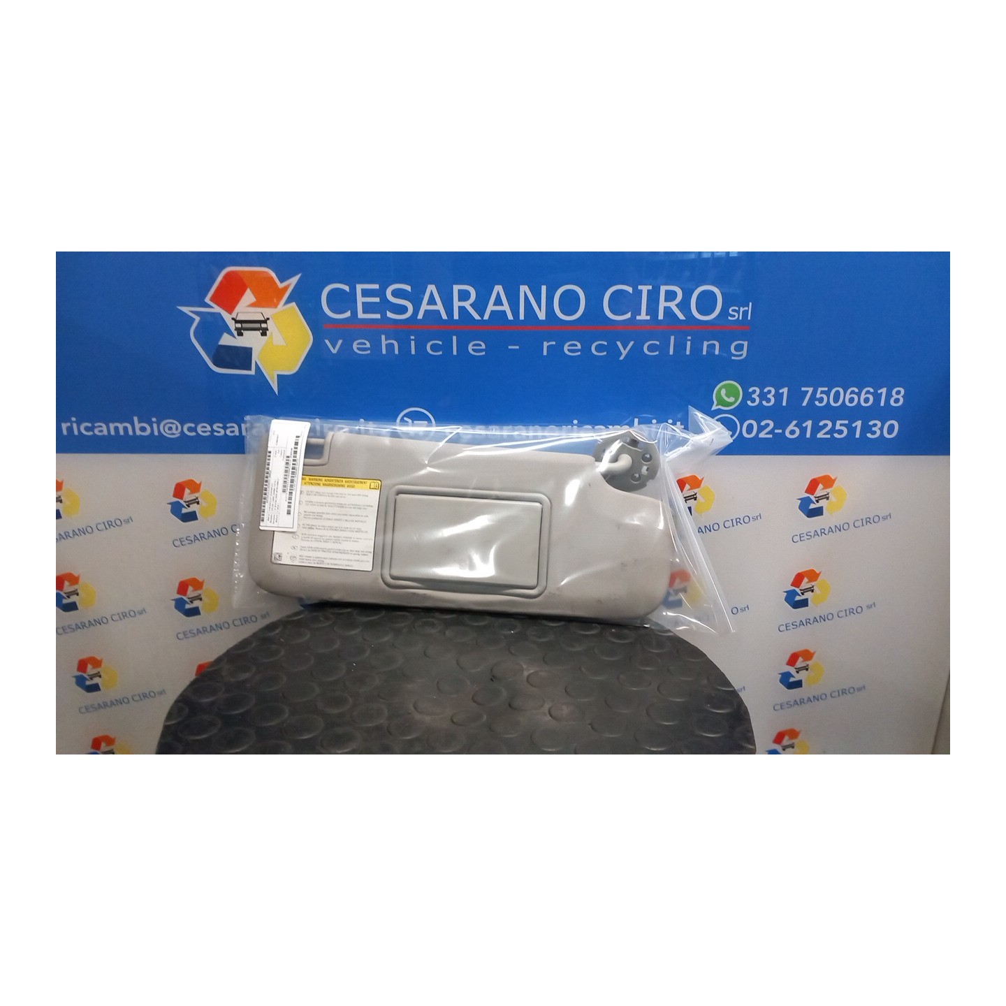 ALETTA PARASOLE PARABREZZA DX. 020 CHEVROLET (DAEWOO) CRUZE (J300) (04/09-12/14) F16D4 95384248
