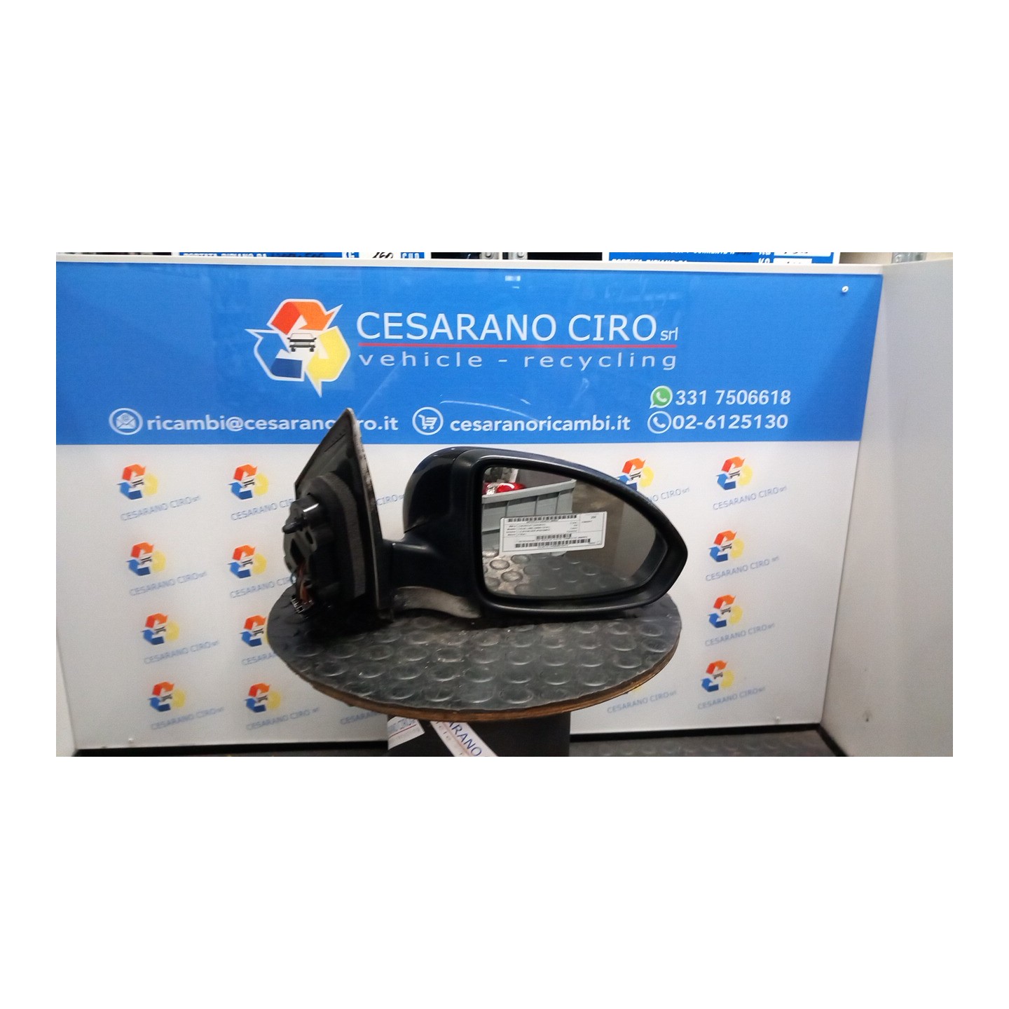 RETROVISORE EST. REGOLAZ. ELETTR. TERMICO DX. 024 CHEVROLET (DAEWOO) CRUZE (J300) (04/09-12/14) F16D4 95063313