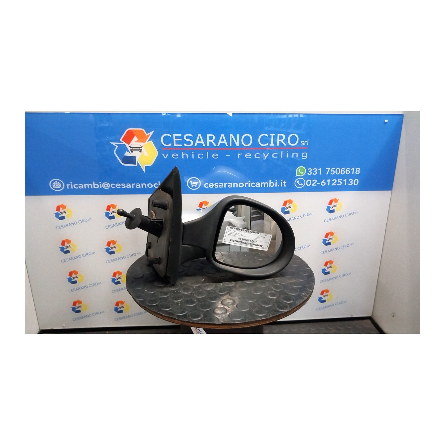 RETROVISORE EST. DX. 039 RENAULT TWINGO 2A SERIE (06/07-02/12) D7FA8 7701067333