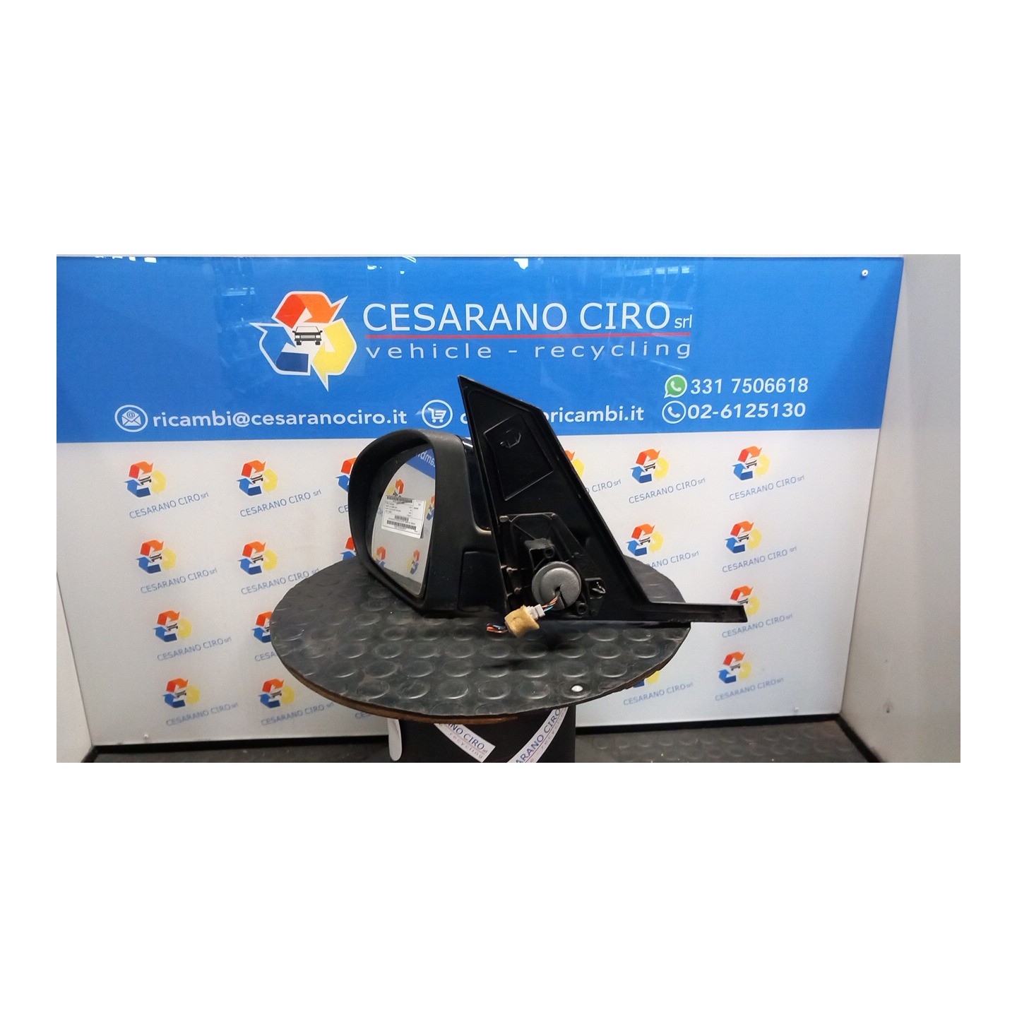 RETROVISORE EST. REGOLAZ. ELETTR. TERMICO SX. 097 MITSUBISHI COLT (06/04-12/09) 639939 7632A163